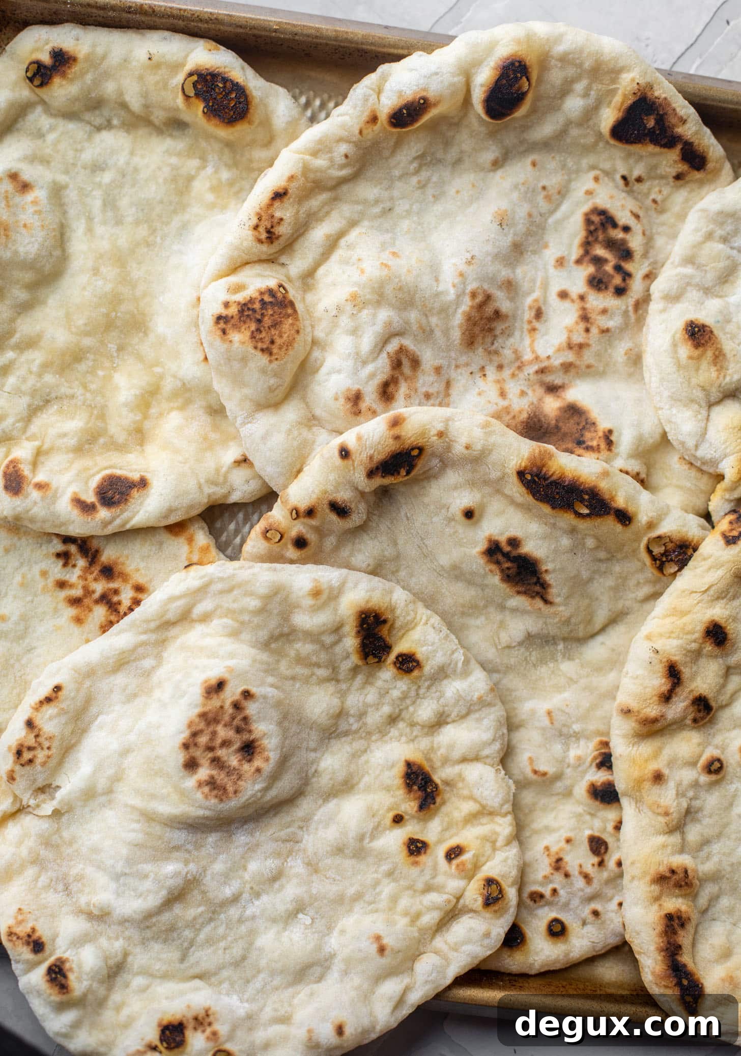 homemade pita bread