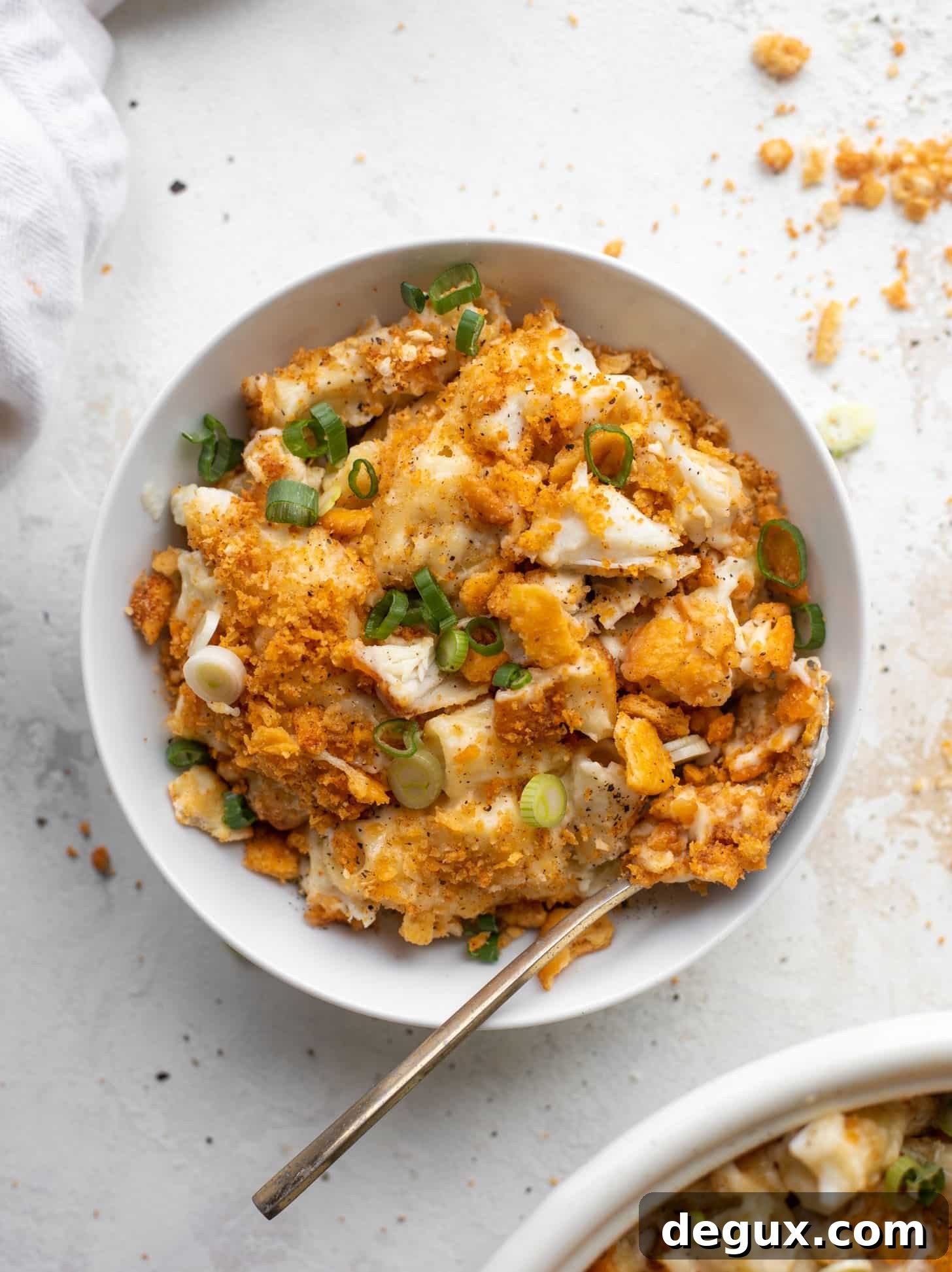 buttery old bay crab mac and cheese