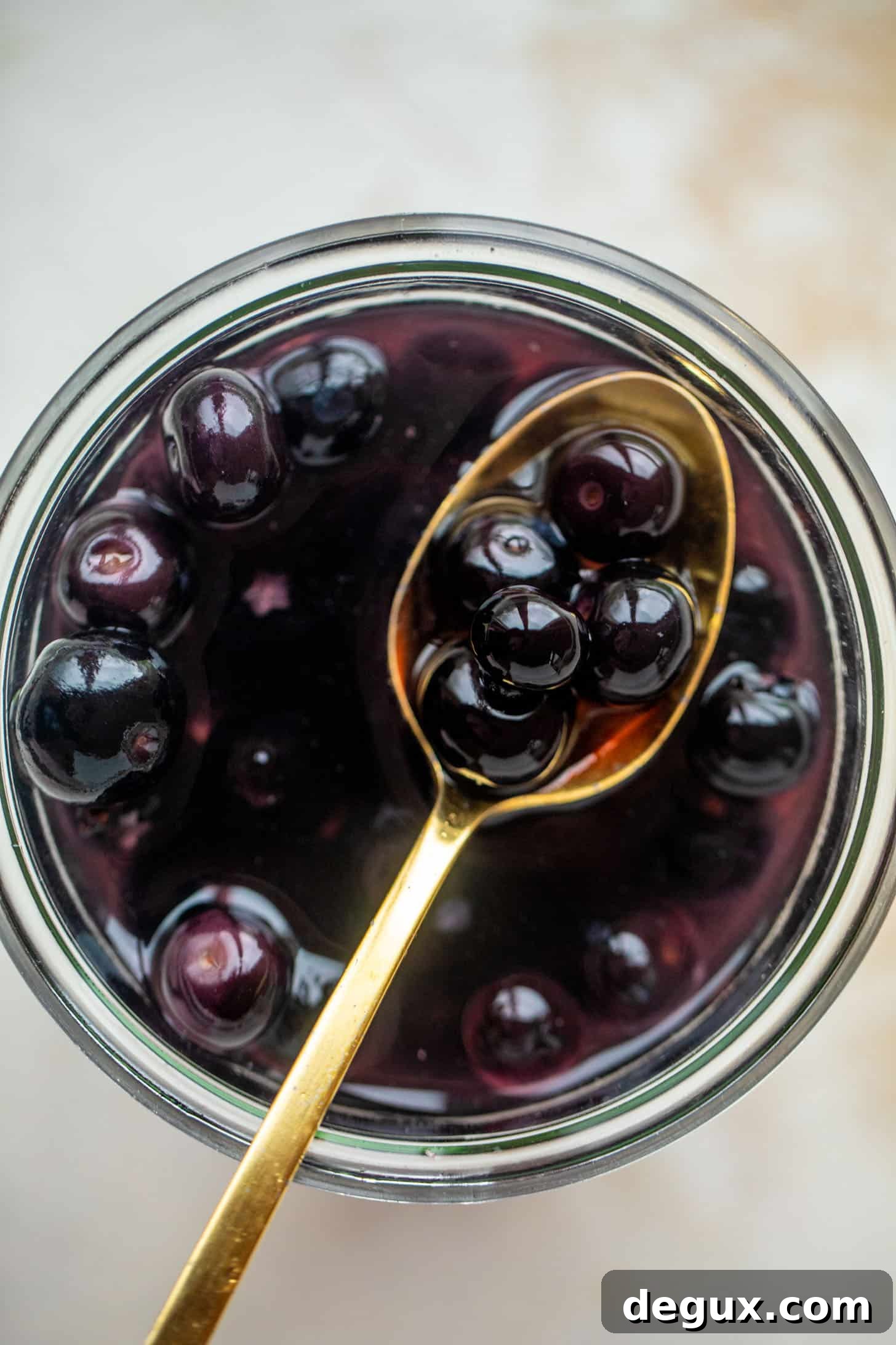 pickled blueberries