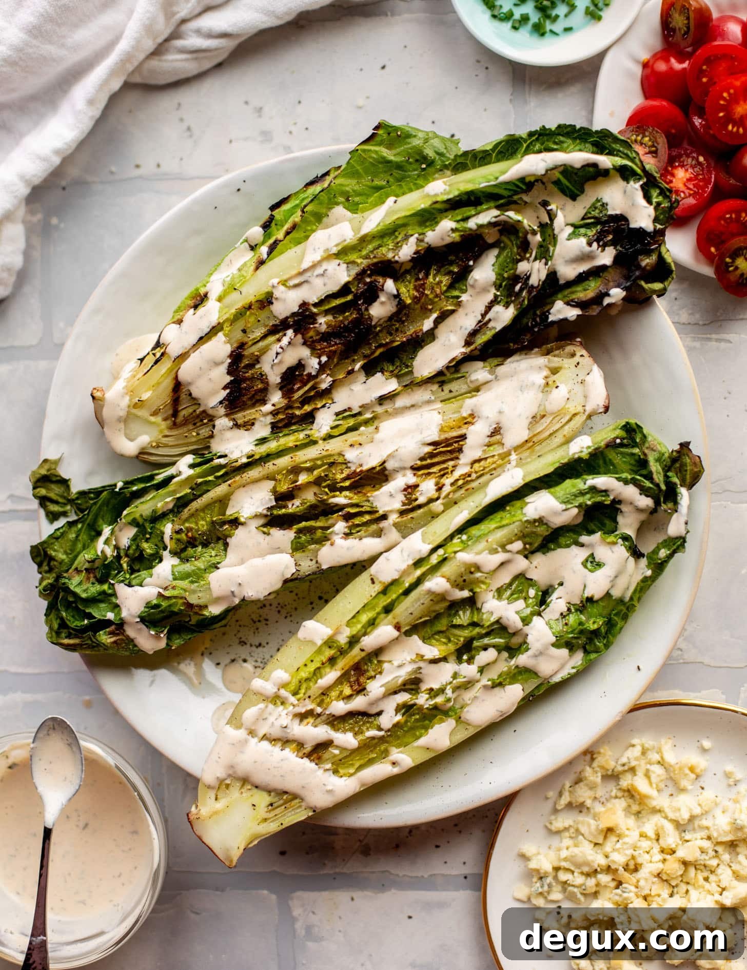 Grilled Romaine Salad Recipes You’ll Crave 6 grilled romaine with ranch dressing
