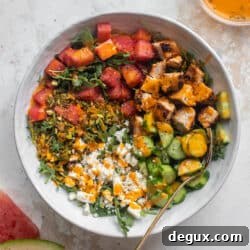 Blackened Chicken and Watermelon Salad with Feta and Lime Vinaigrette 10 img 80917 9
