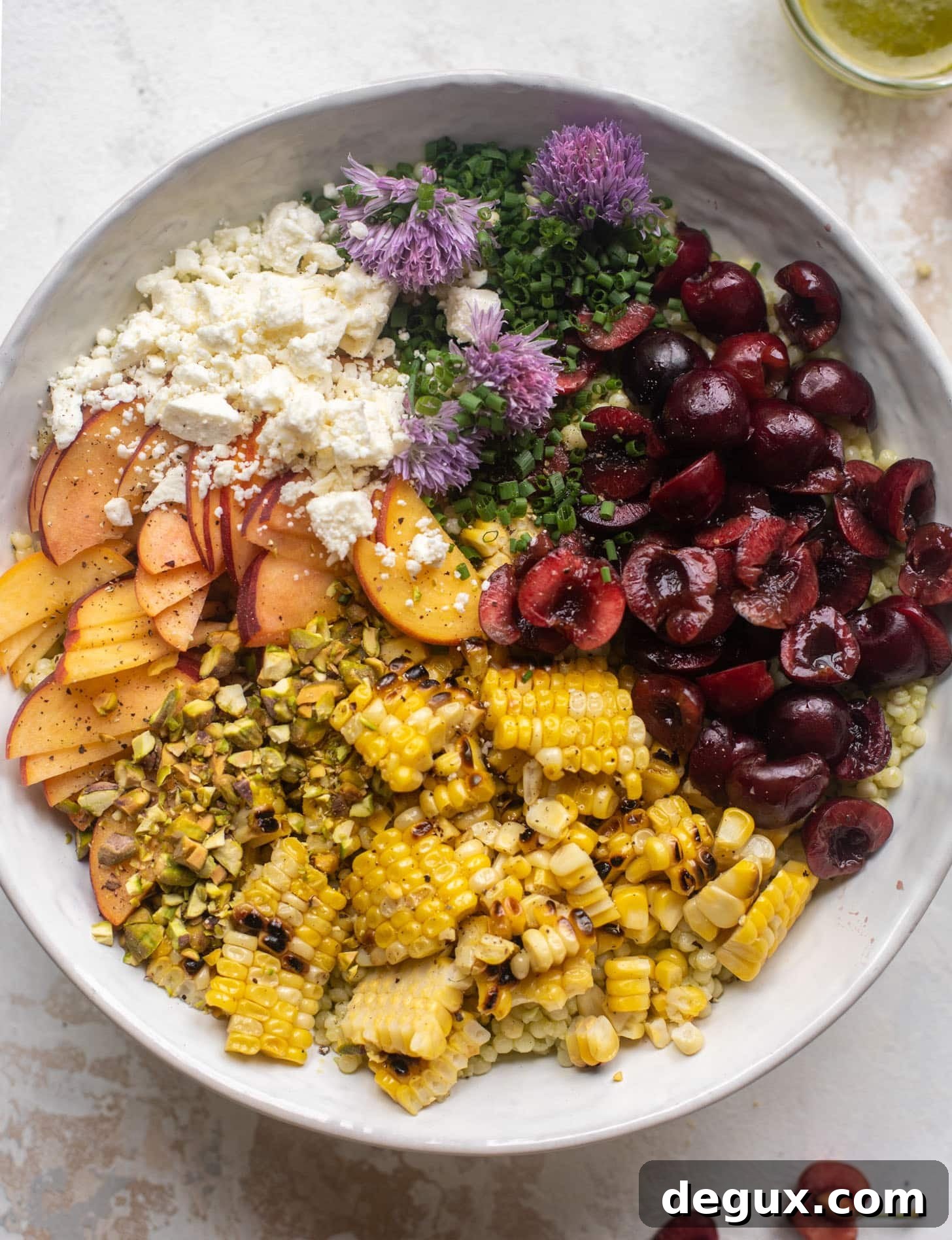 Summer Stone Fruit Couscous Salad with Mint and Feta 7 summer stone fruit couscous salad