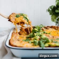 Cheesy Enchilada Lasagna Casserole Recipe 7 img 8116 6