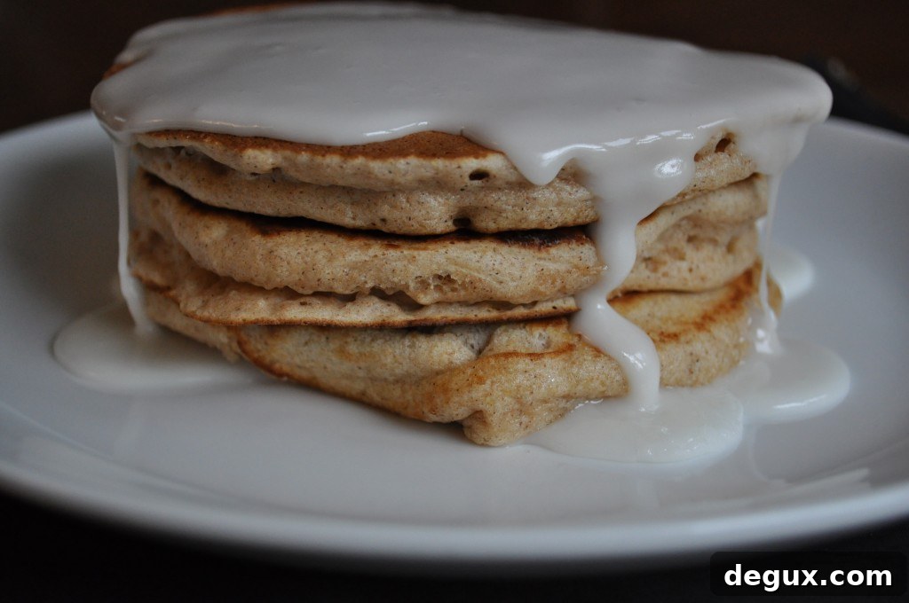Maple butter icing drizzle