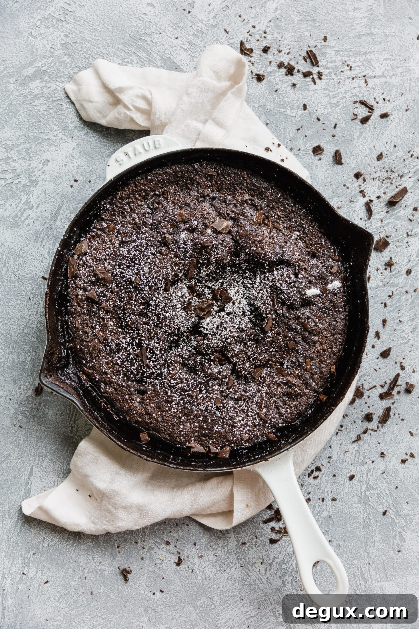 Decadent Chocolate Cobbler Recipe — Warm, Gooey & Quick to Make 3 chocolate cobbler I howsweeteats.com