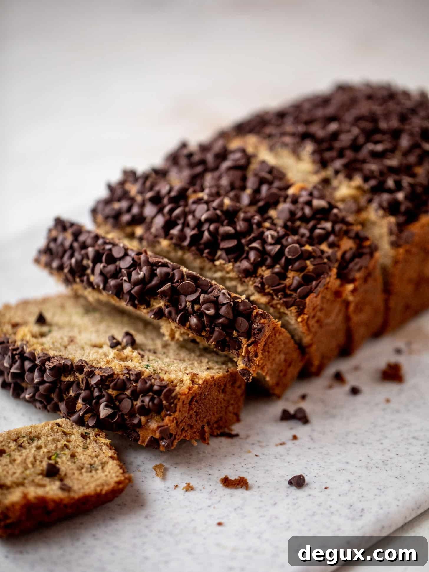 Chocolate Chip Crust Zucchini Bread Recipe 2 zucchini bread with chocolate chips