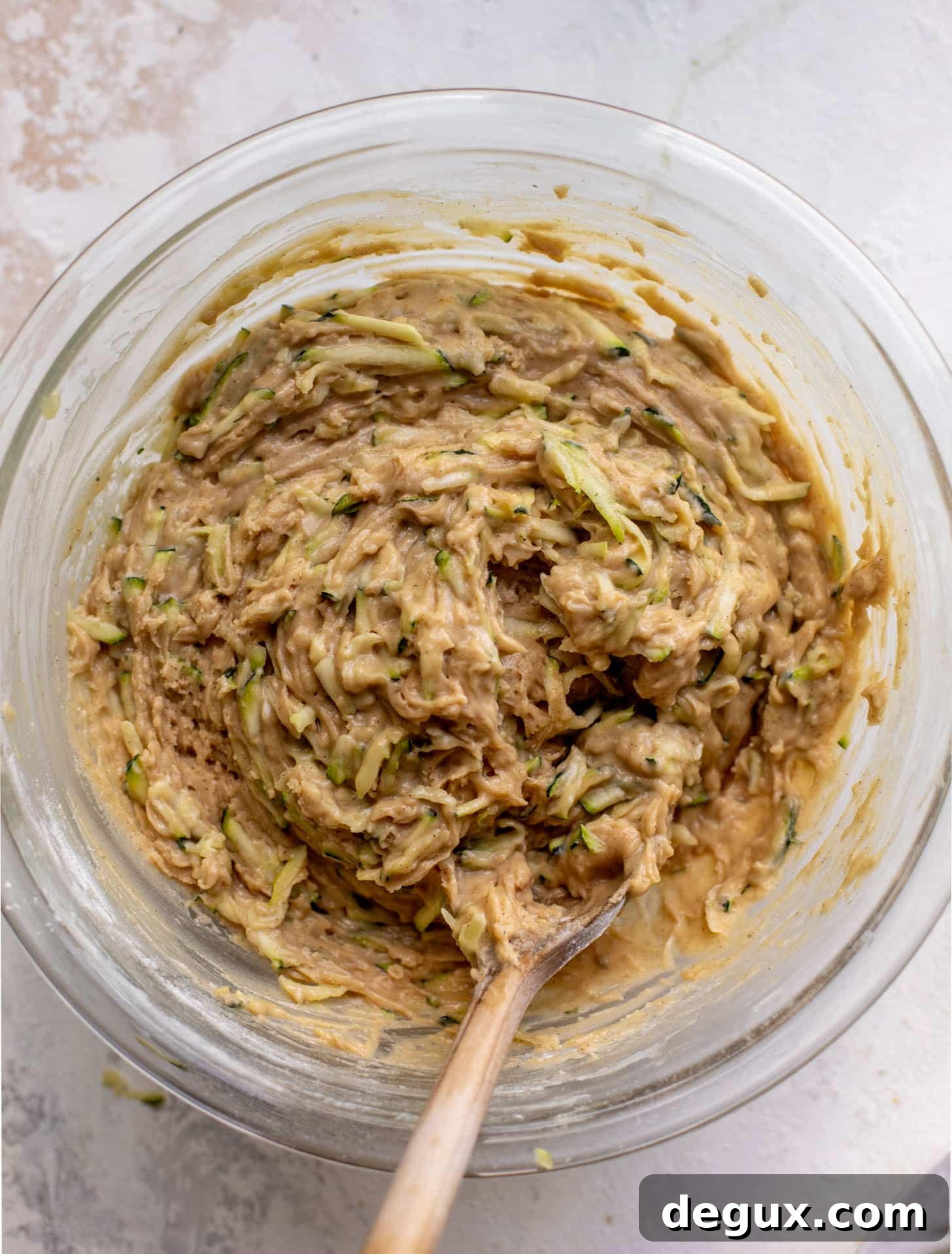 Chocolate Chip Crust Zucchini Bread Recipe 3 zucchini bread batter