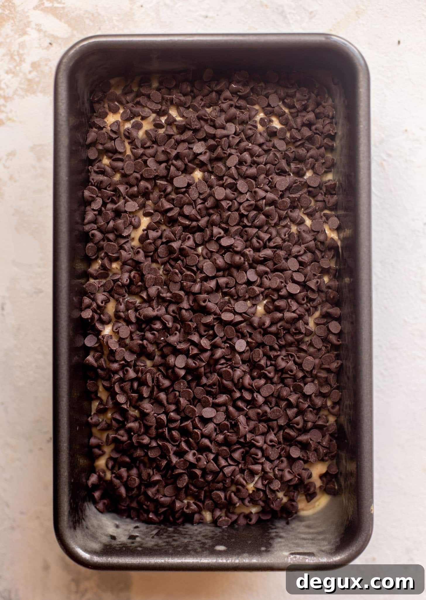 Chocolate Chip Crust Zucchini Bread Recipe 5 zucchini bread batter with chocolate chips