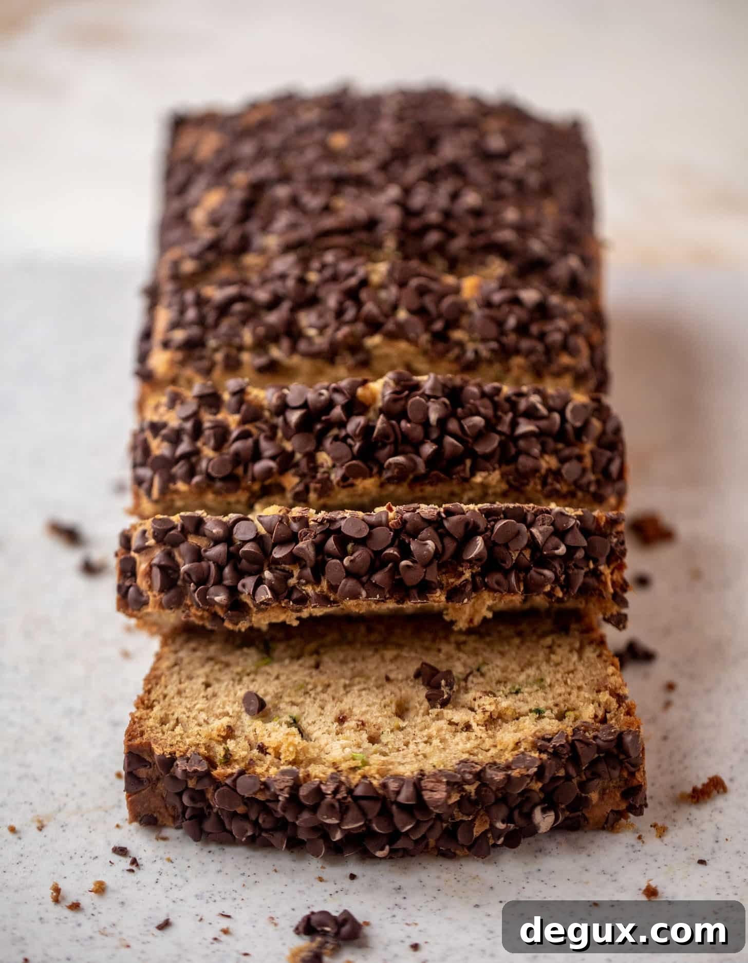 Chocolate Chip Crust Zucchini Bread Recipe 8 zucchini bread with chocolate chips