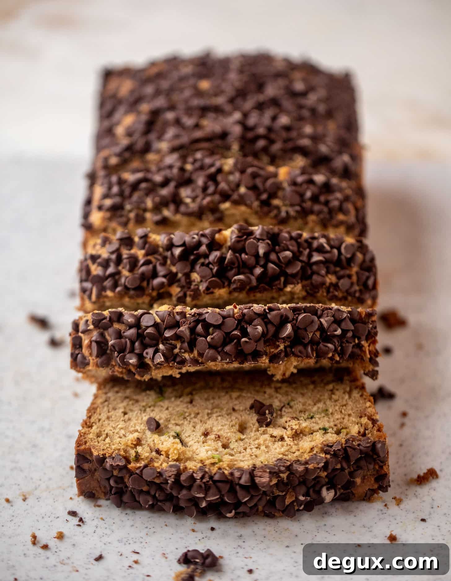 Chocolate Chip Crust Zucchini Bread Recipe 8 zucchini bread with chocolate chips