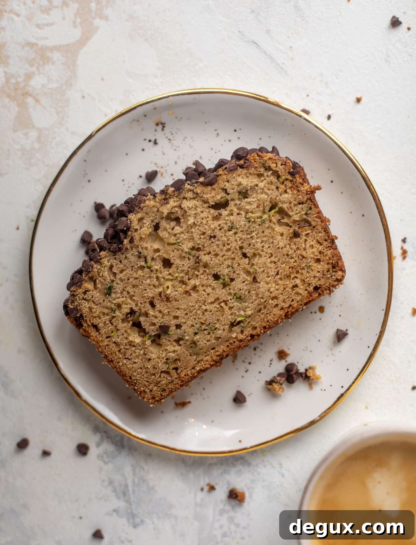 Chocolate Chip Crust Zucchini Bread Recipe 9 zucchini bread with chocolate chips