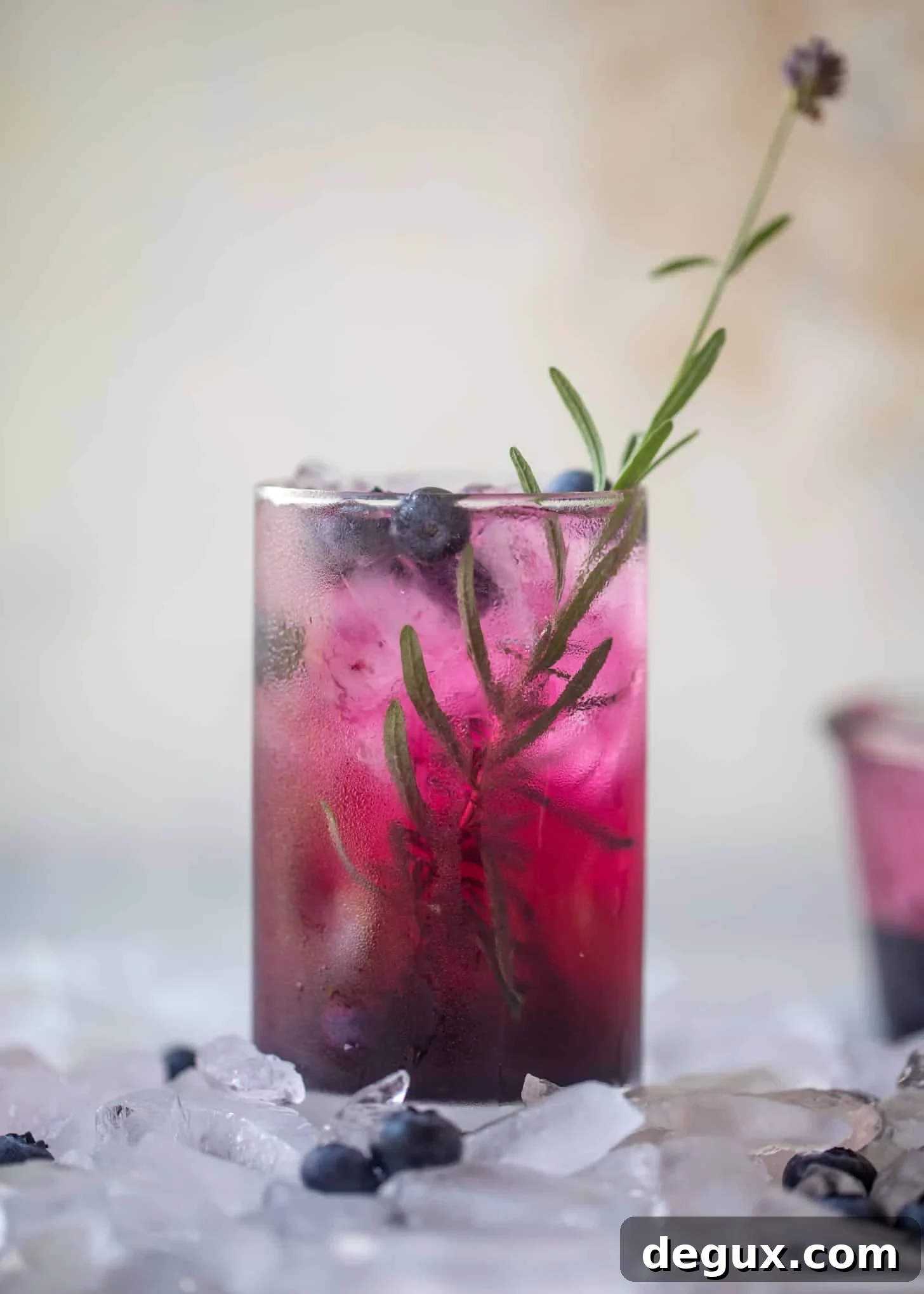 lavender blueberry vodka soda
