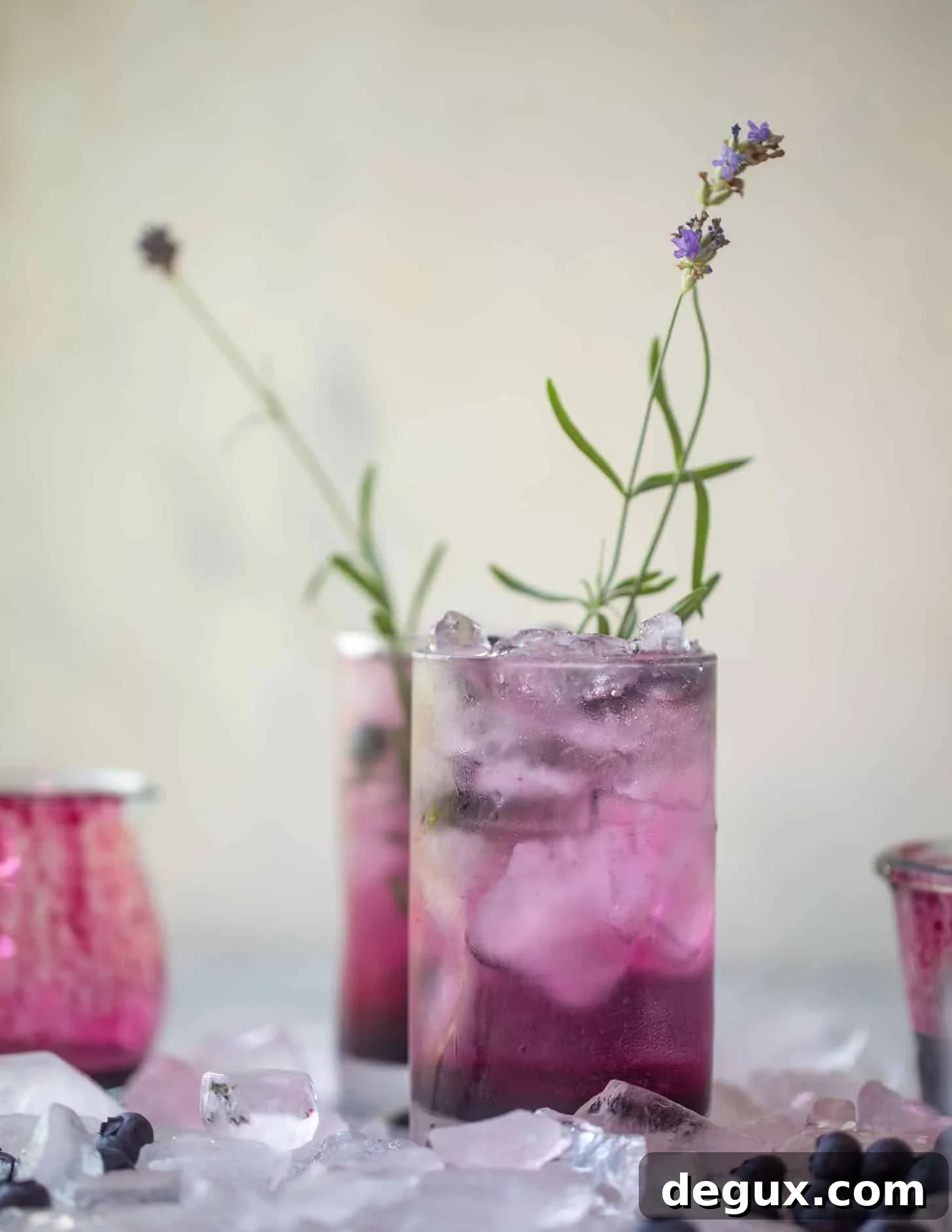lavender blueberry vodka soda