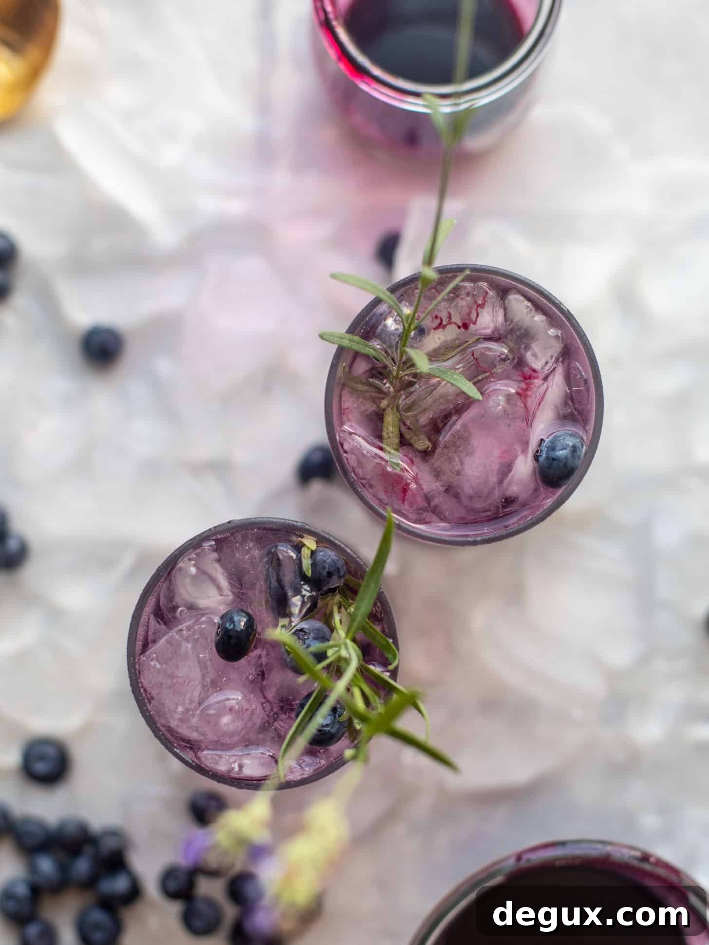 lavender blueberry vodka soda