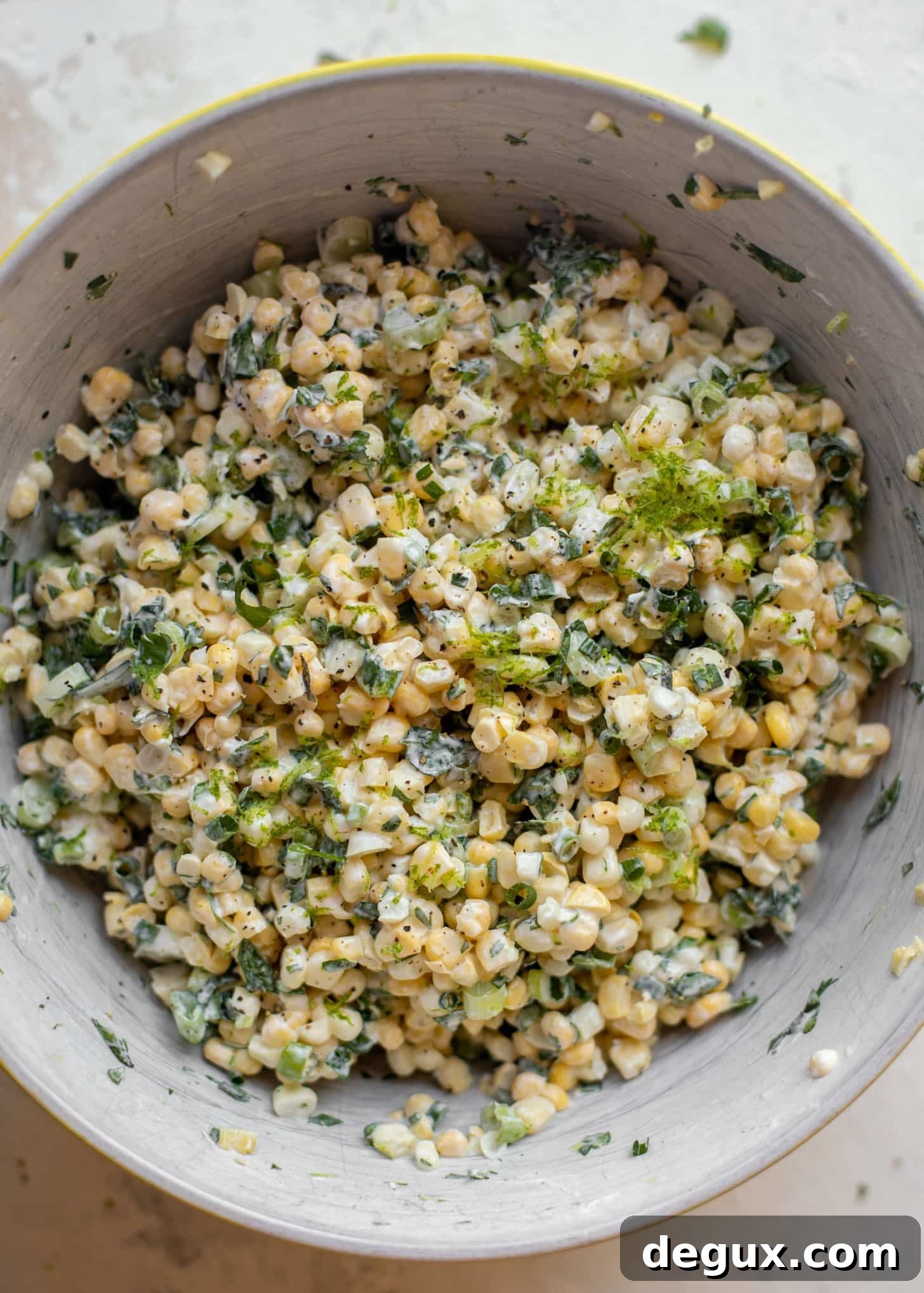 Grilled Hot Honey Chicken with Sweet Corn Salad Recipe 6 fresh lime corn salad