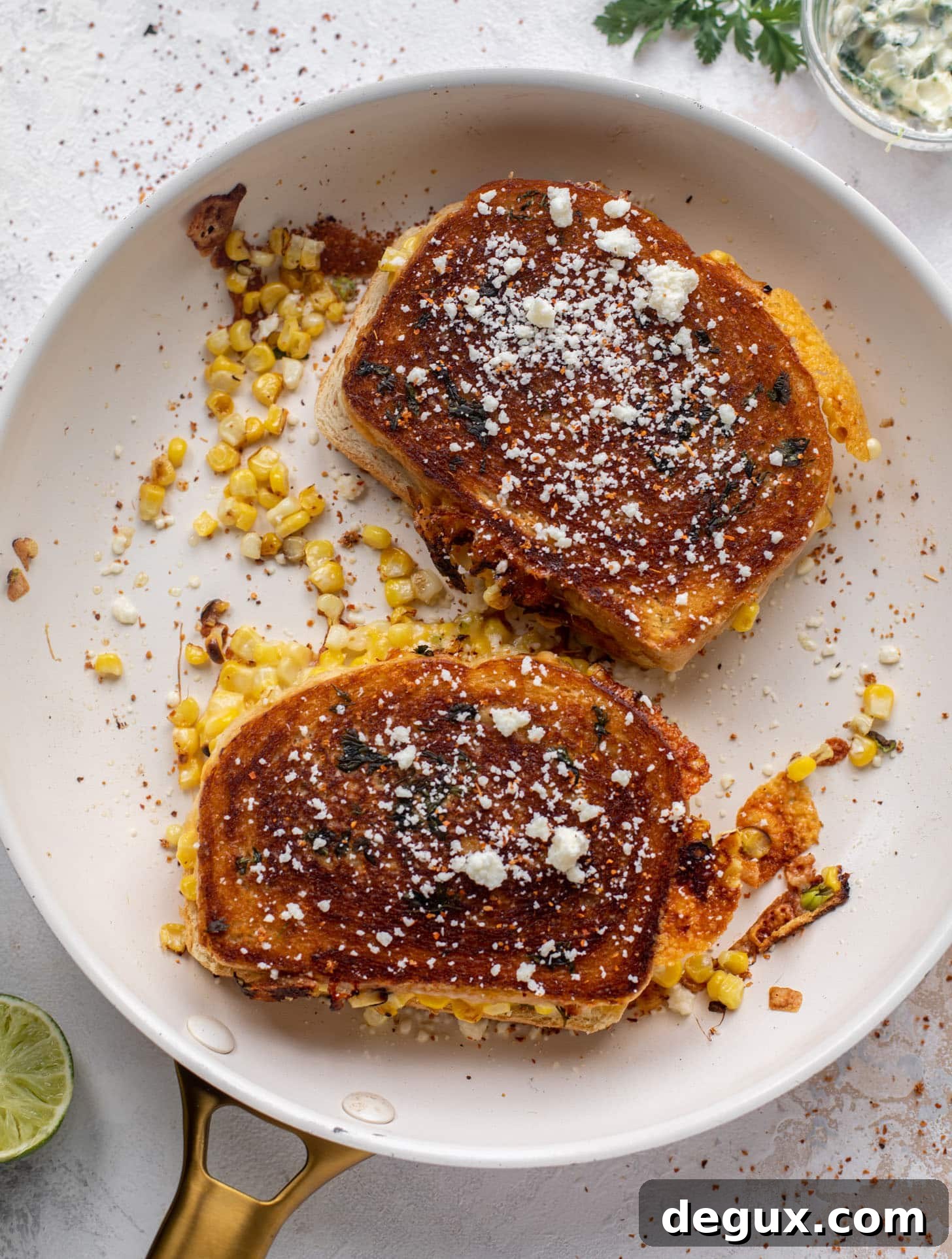 Street Corn Grilled Cheese Sandwich Recipe 5 street corn grilled cheese