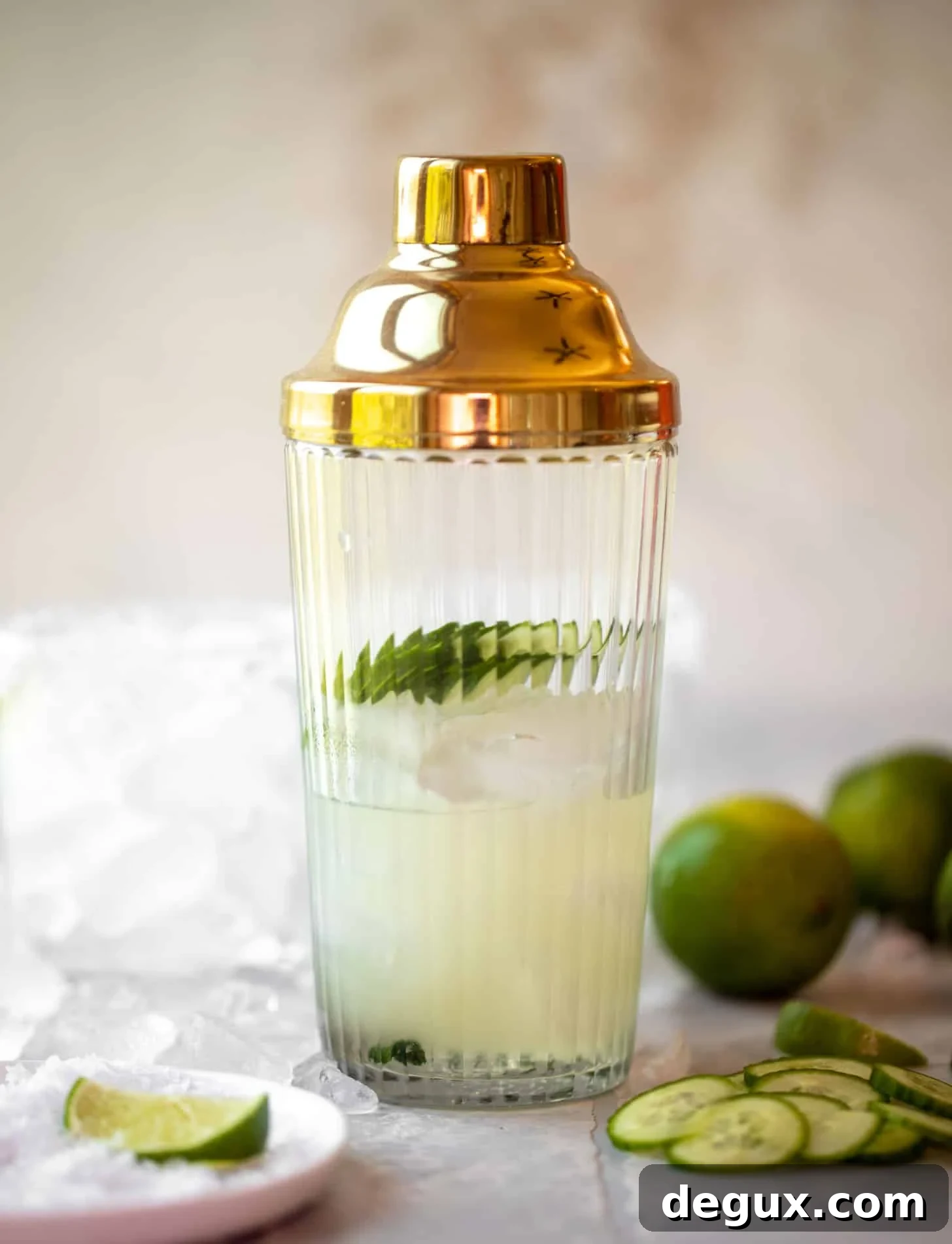 Cucumber Mint Margarita Recipe: Refreshing Summer Cocktail Guide 4 cocktail shaker with margarita