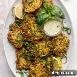 Zucchini and Corn Fritters with Lemon Basil Aioli Recipe 12 img 81824 11