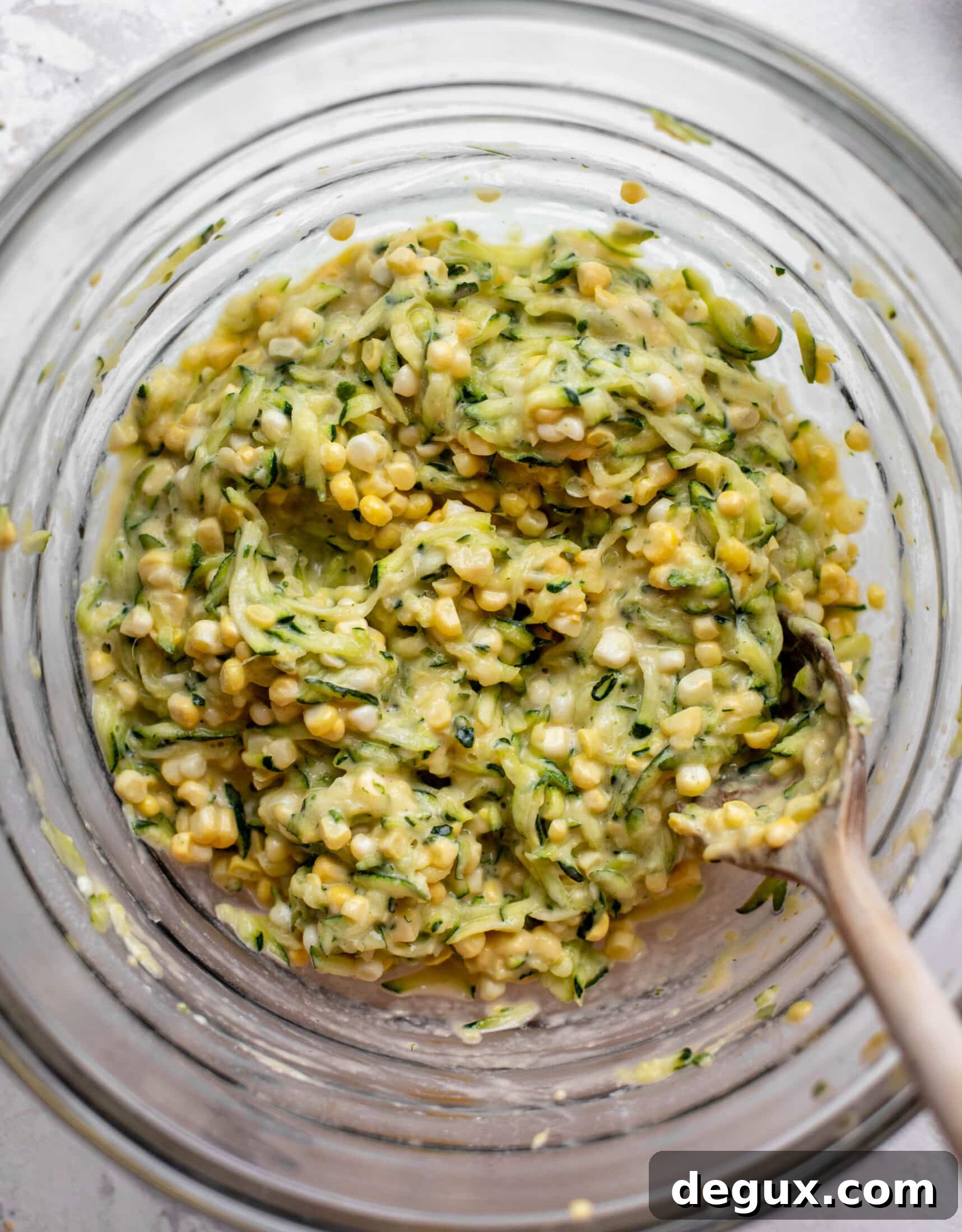 Zucchini and Corn Fritters with Lemon Basil Aioli Recipe 4 zucchini fritter batter