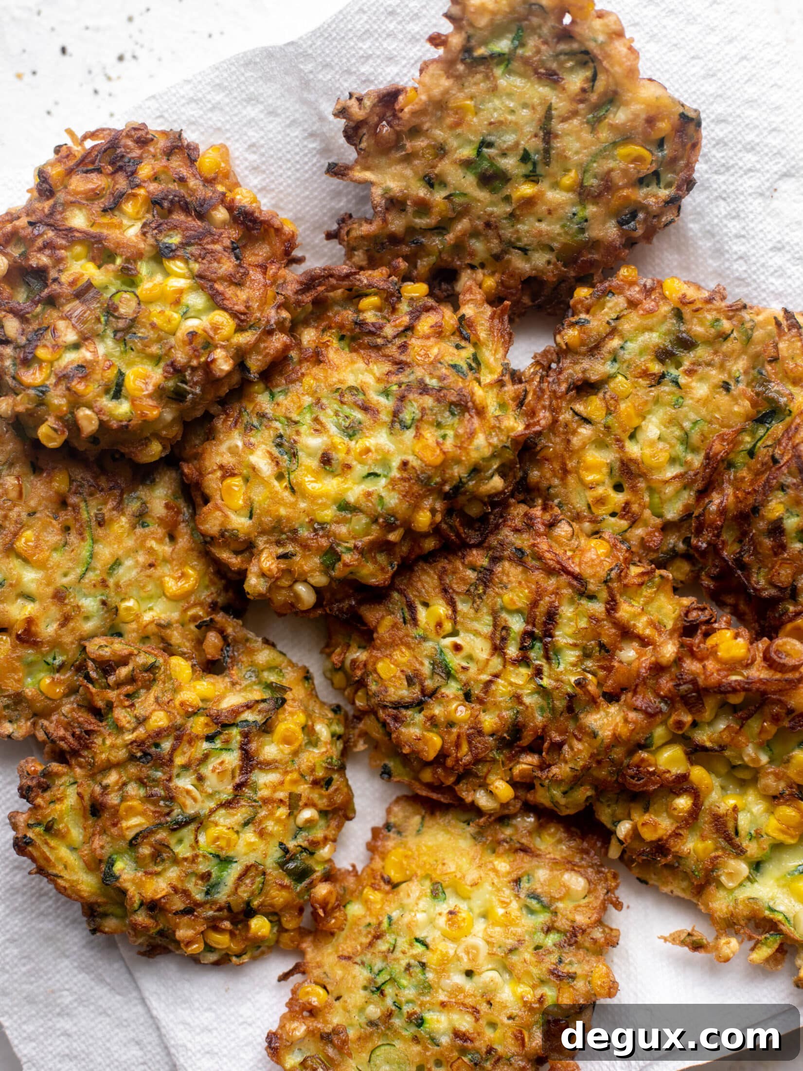 Zucchini and Corn Fritters with Lemon Basil Aioli Recipe 6 zucchini corn fritters with lemon basil aioli