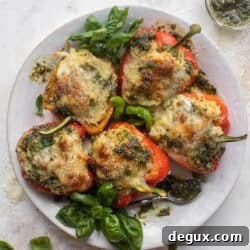 Pesto Risotto-Stuffed Peppers: Creamy Italian Dinner Recipe 12 img 81969 11