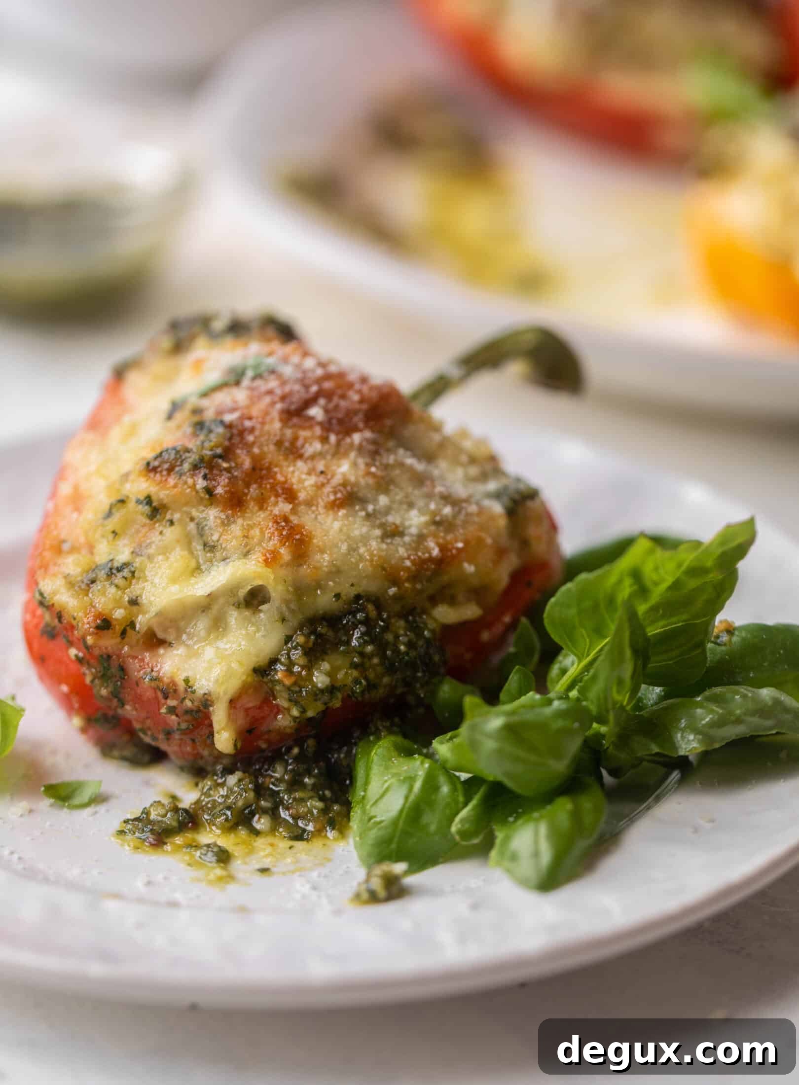 Pesto Risotto-Stuffed Peppers: Creamy Italian Dinner Recipe 13 pesto risotto stuffed peppers