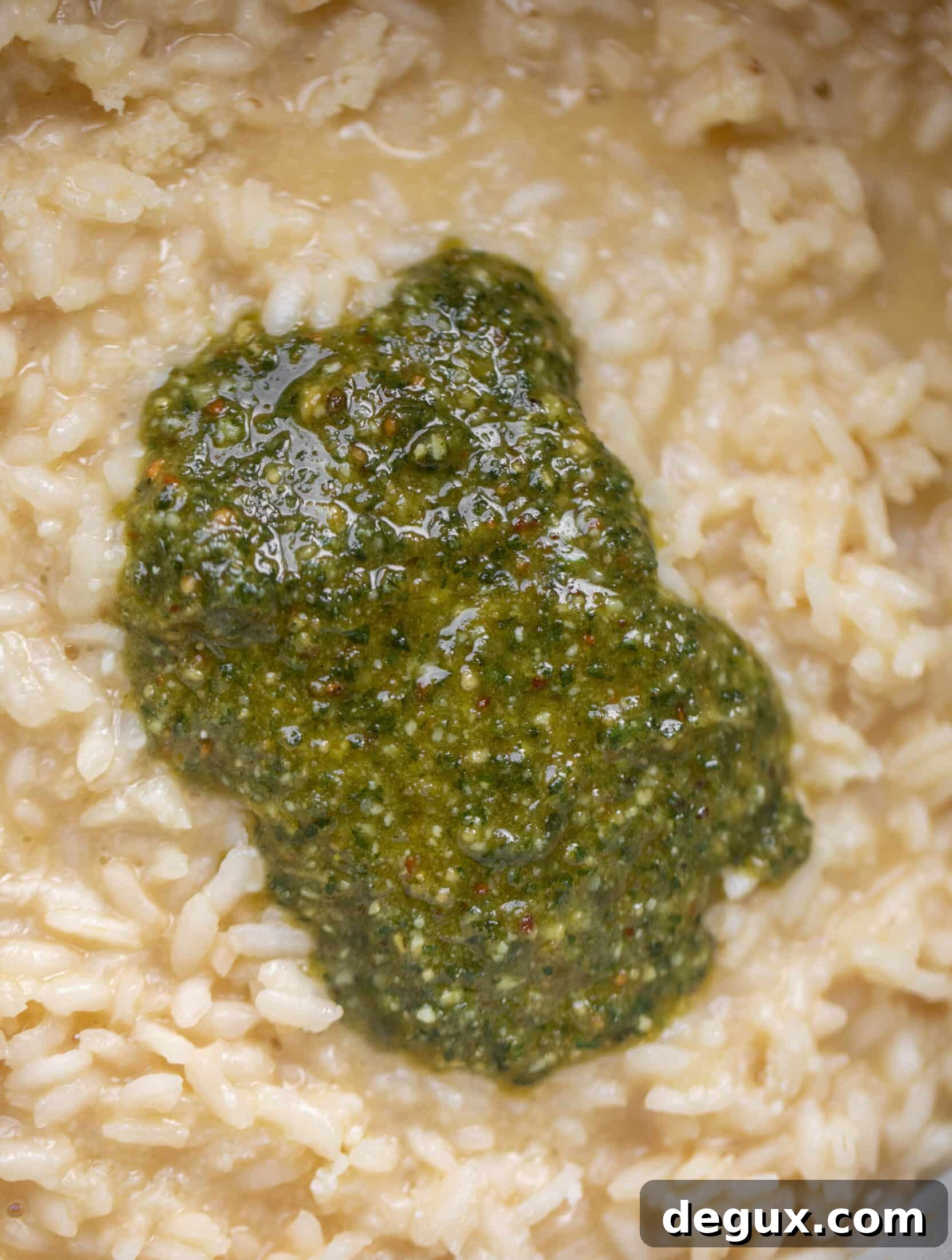 Pesto Risotto-Stuffed Peppers: Creamy Italian Dinner Recipe 4 risotto with pesto