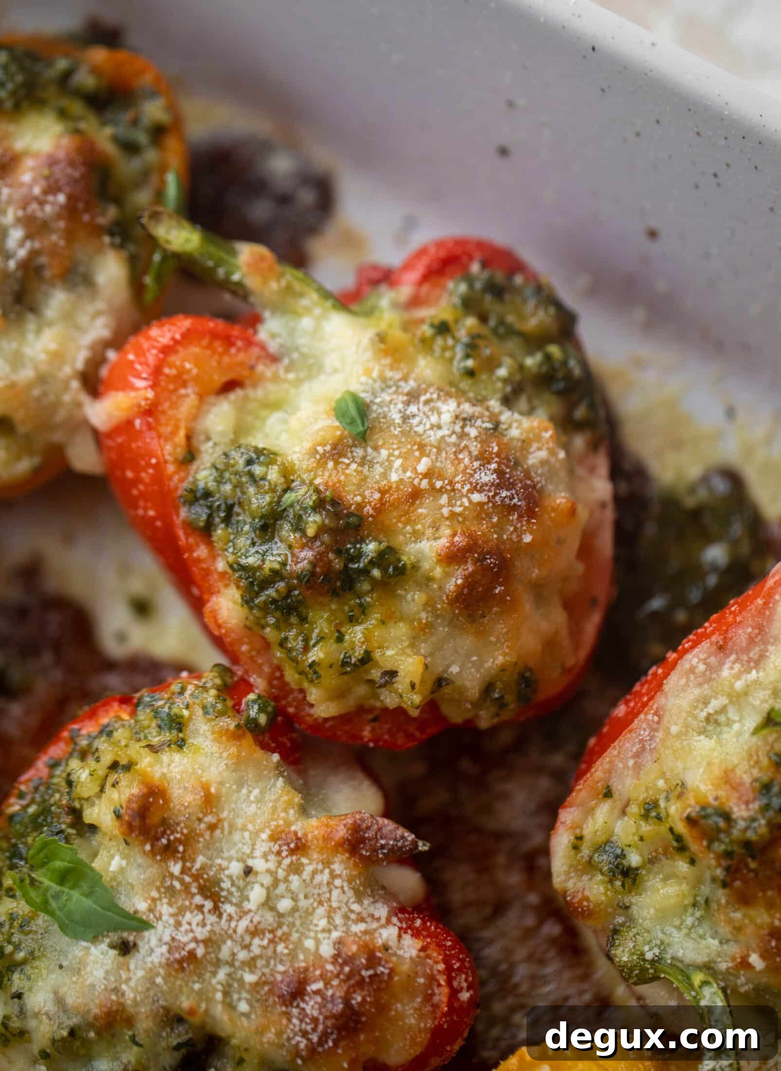 Pesto Risotto-Stuffed Peppers: Creamy Italian Dinner Recipe 9 pesto risotto stuffed peppers
