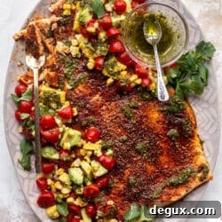 Grilled Summer Salmon with Fresh Chimichurri Sauce 8 img 82009 7