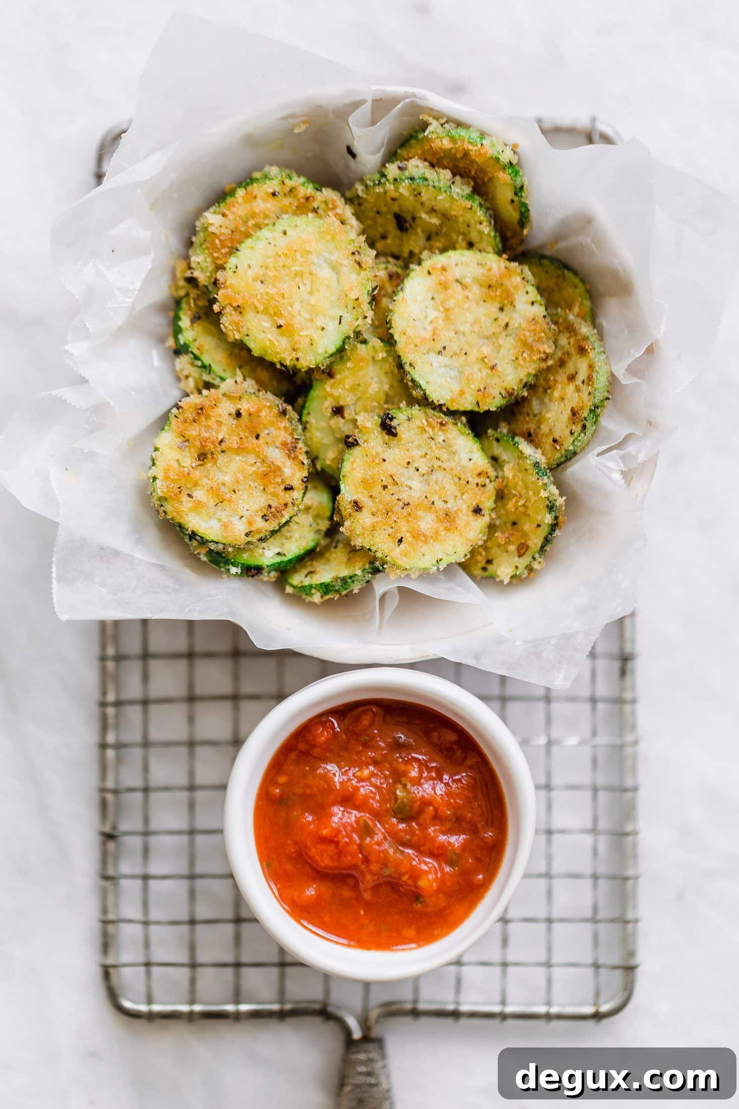 Parmesan-Crusted Zucchini with Whole Wheat Breadcrumbs 2 parmesan zucchini I howsweeteats.com