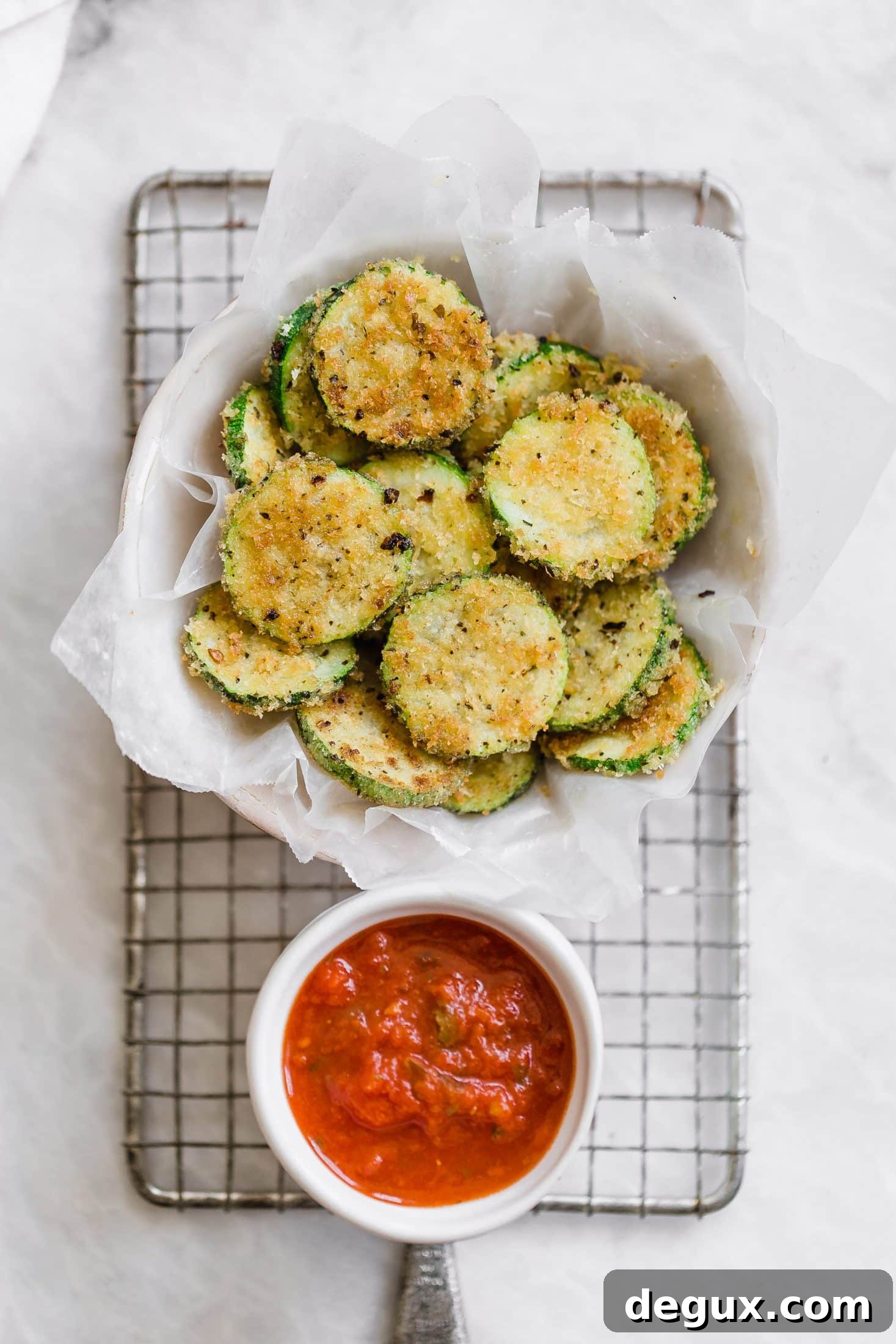 Parmesan-Crusted Zucchini with Whole Wheat Breadcrumbs 3 parmesan zucchini I howsweeteats.com