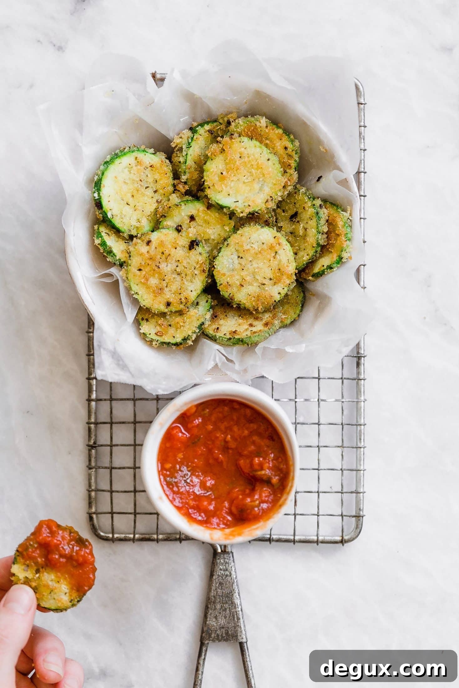 Parmesan-Crusted Zucchini with Whole Wheat Breadcrumbs 5 parmesan zucchini I howsweeteats.com