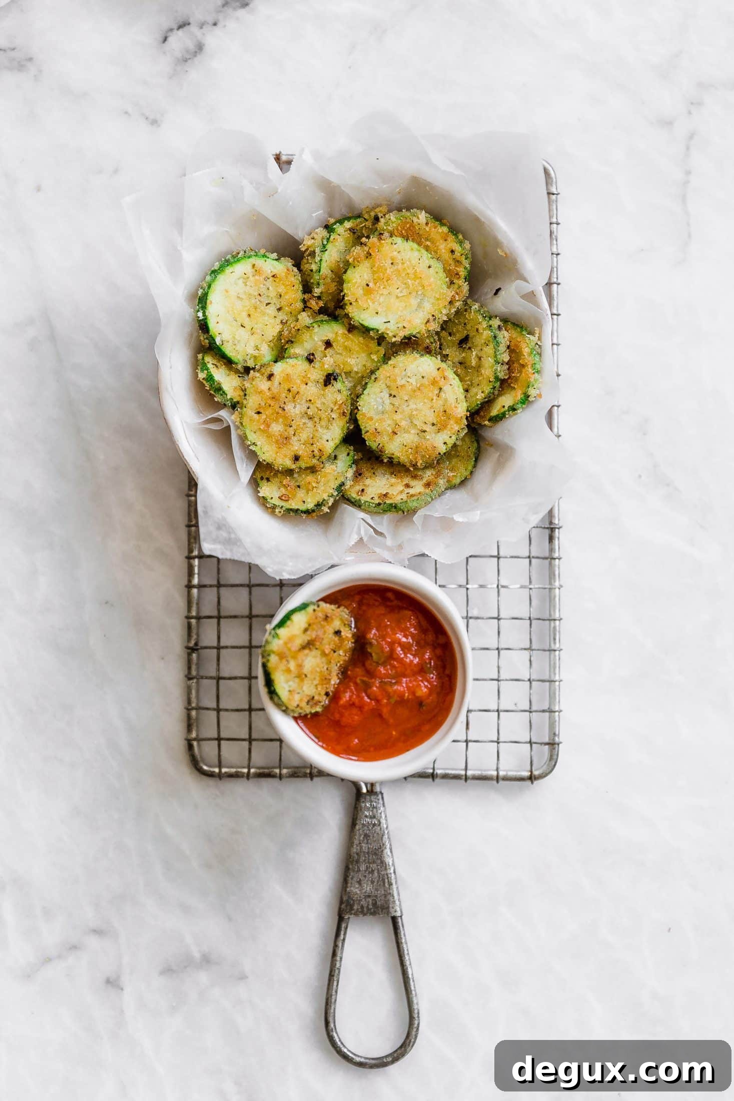 Parmesan-Crusted Zucchini with Whole Wheat Breadcrumbs 7 parmesan zucchini I howsweeteats.com