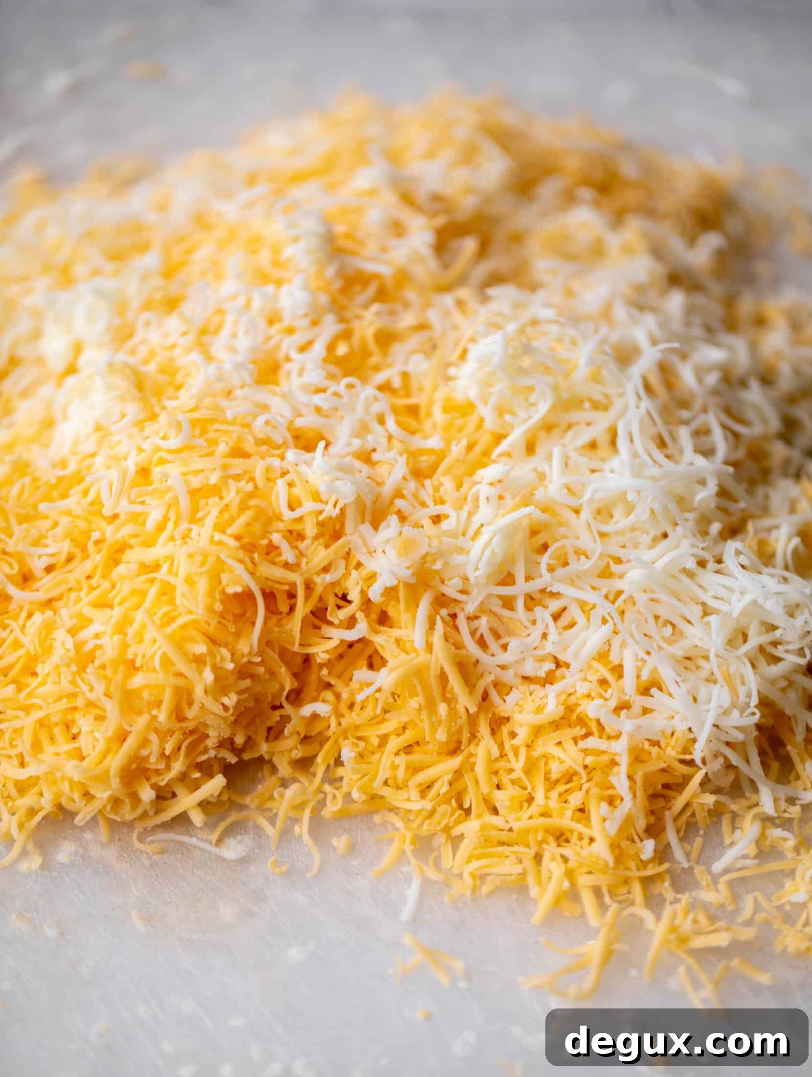 grated cheddar and monterey jack