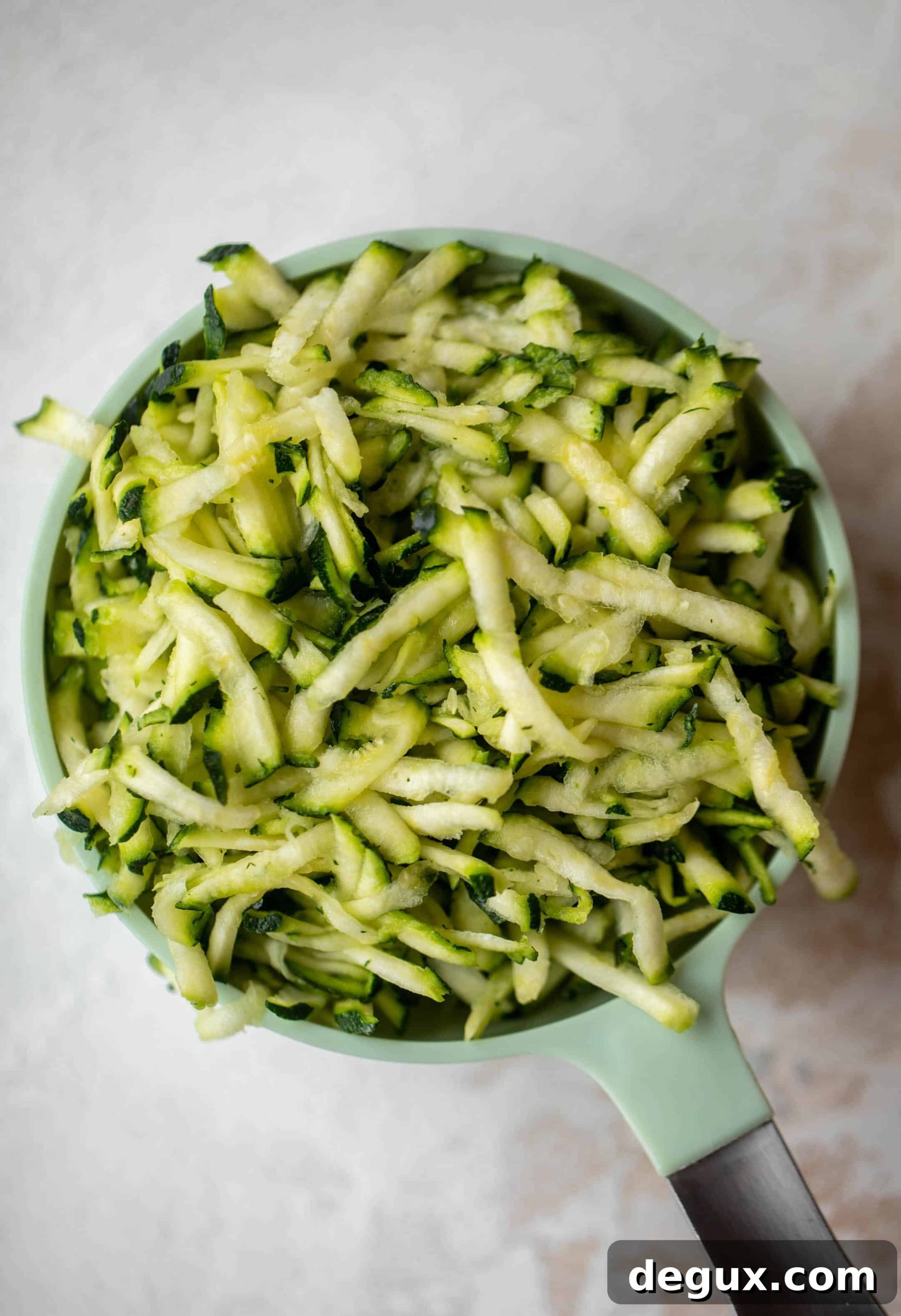 grated zucchini