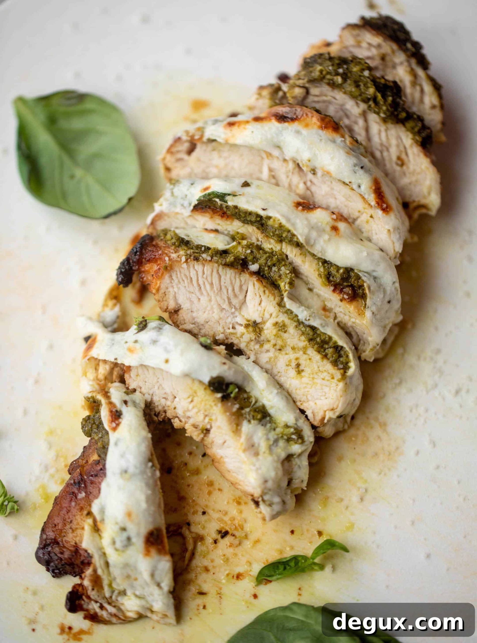 Pesto Melt Chicken Recipe: Savory Baked Chicken with Cheese 8 pesto melt chicken