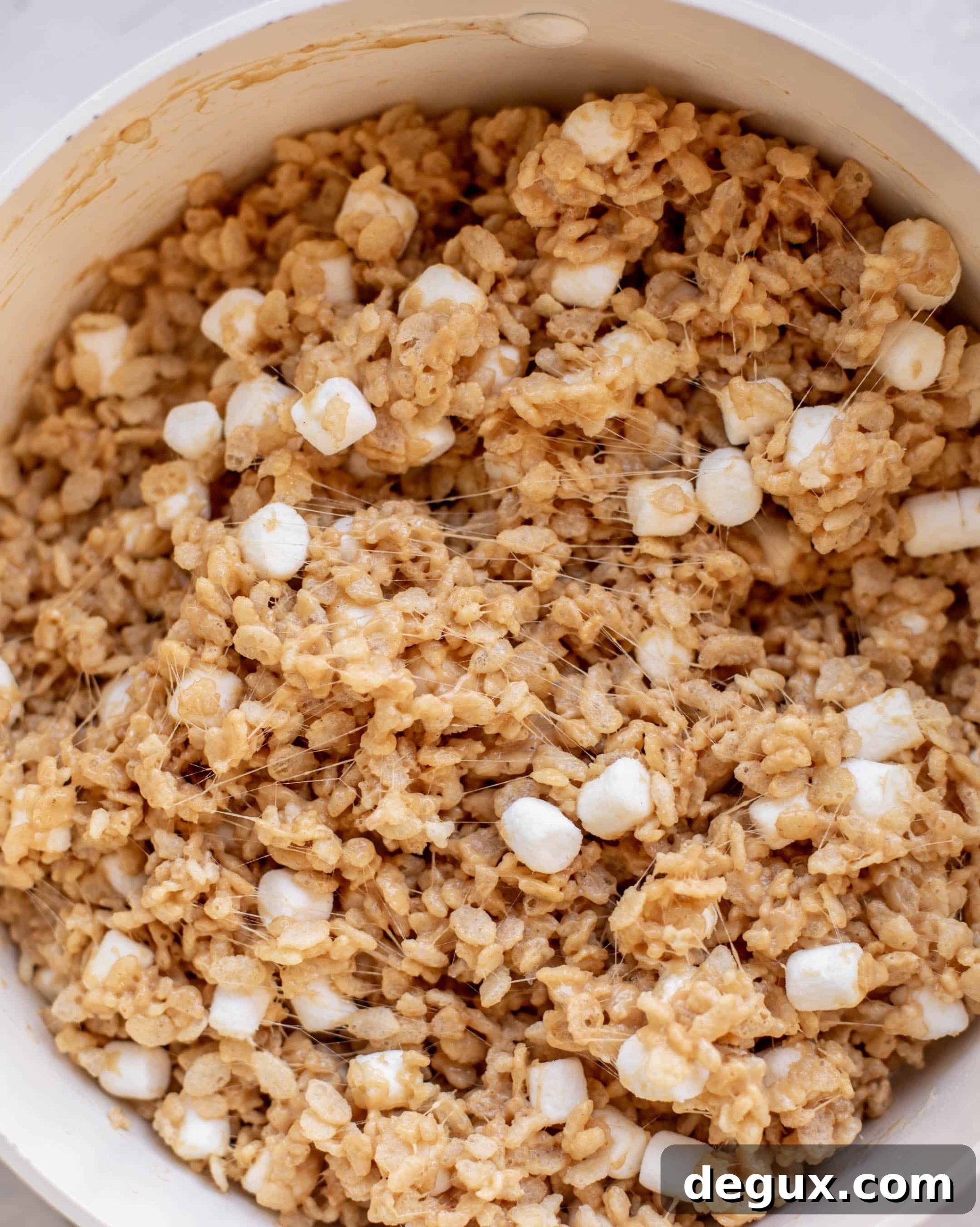 Salted Peanut Butter & Jelly Rice Krispies Treats 4 peanut butter rice krispy treats
