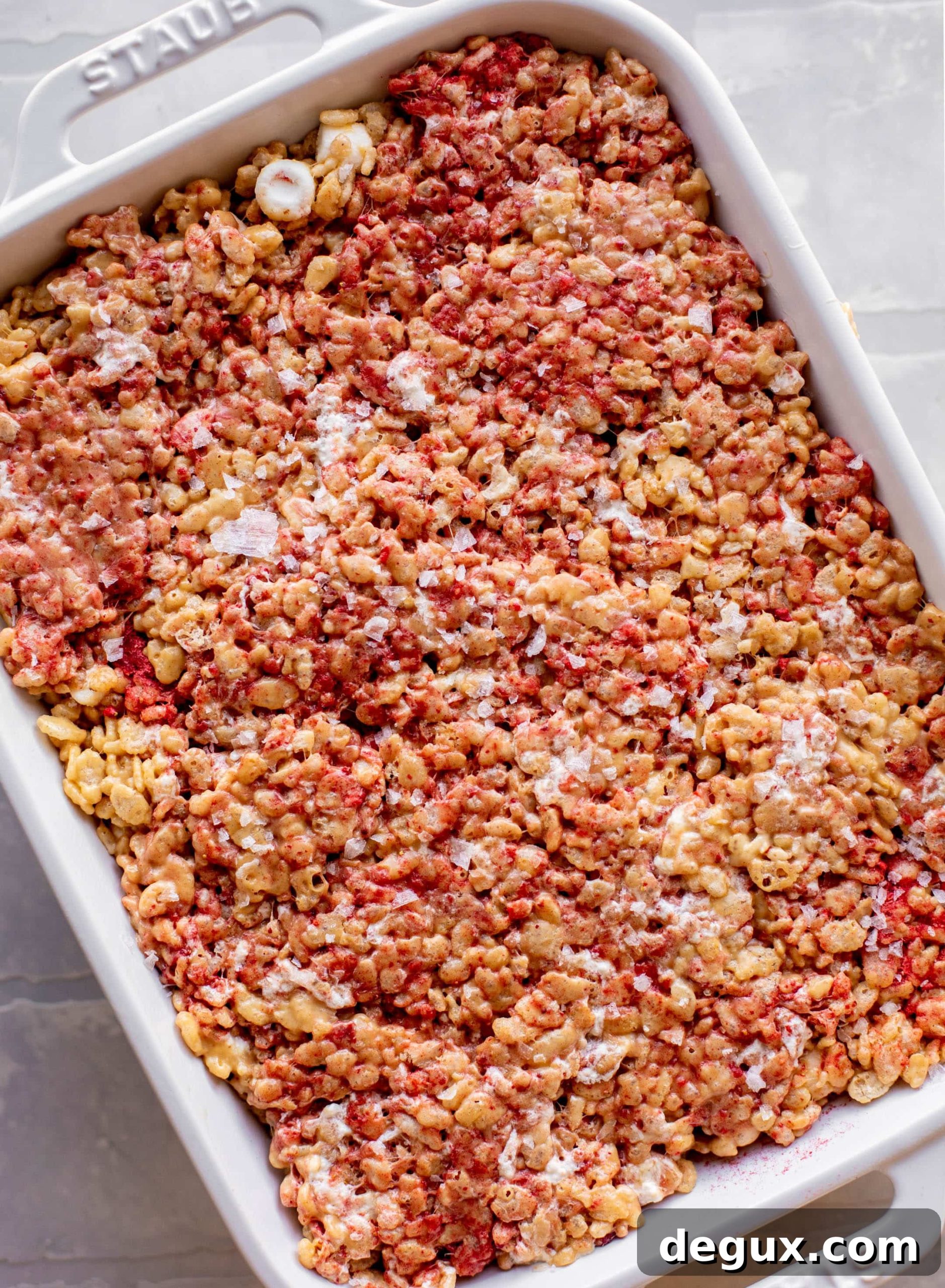 Salted Peanut Butter & Jelly Rice Krispies Treats 5 peanut butter and jelly rice krispy treats