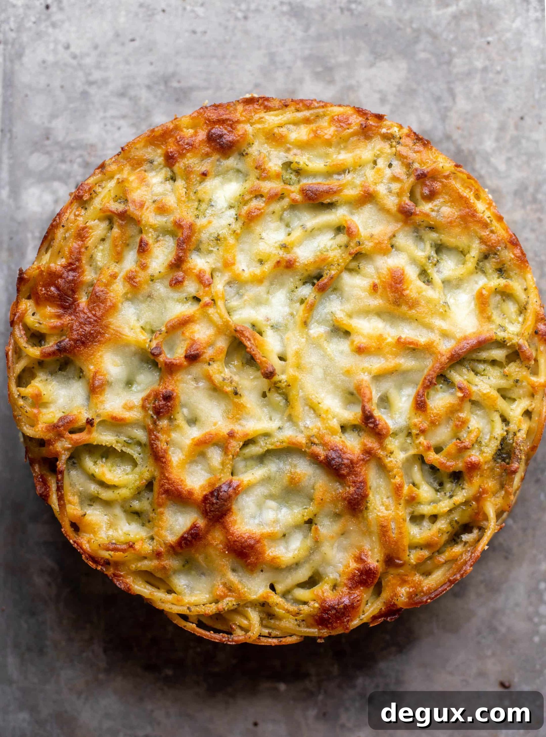 Pesto Bucatini Pie Recipe: Creamy Baked Pasta with Basil 6 pesto pasta pie