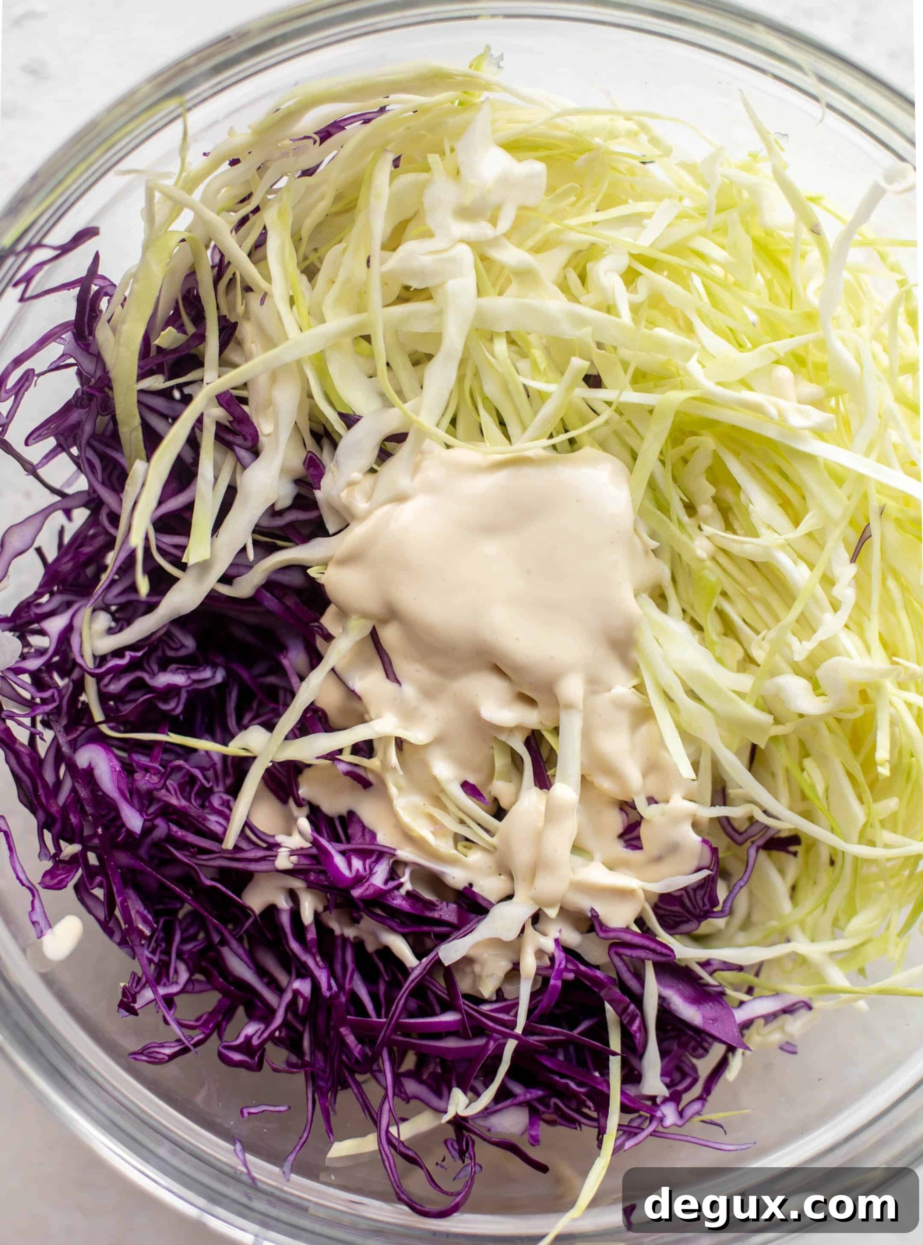 cabbage with caesar dressing