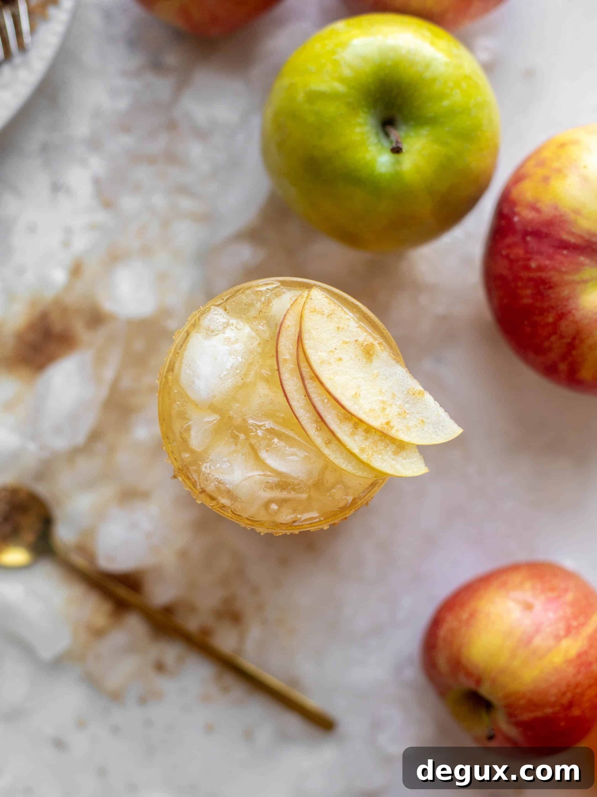 caramel cider crush cocktail