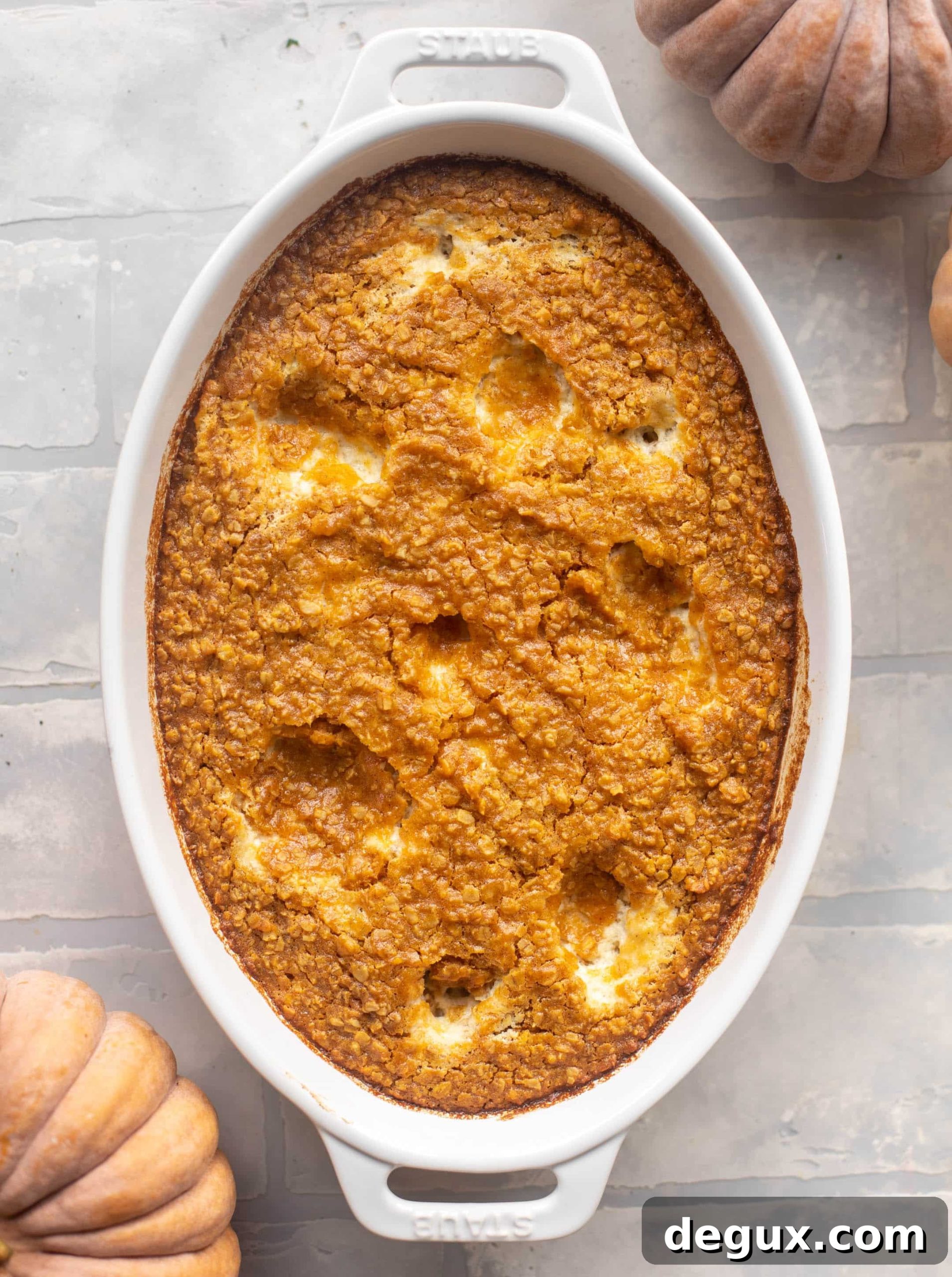 Pumpkin Cheesecake Baked Oatmeal Recipe for Fall Brunch 5 pumpkin cheesecake baked oatmeal