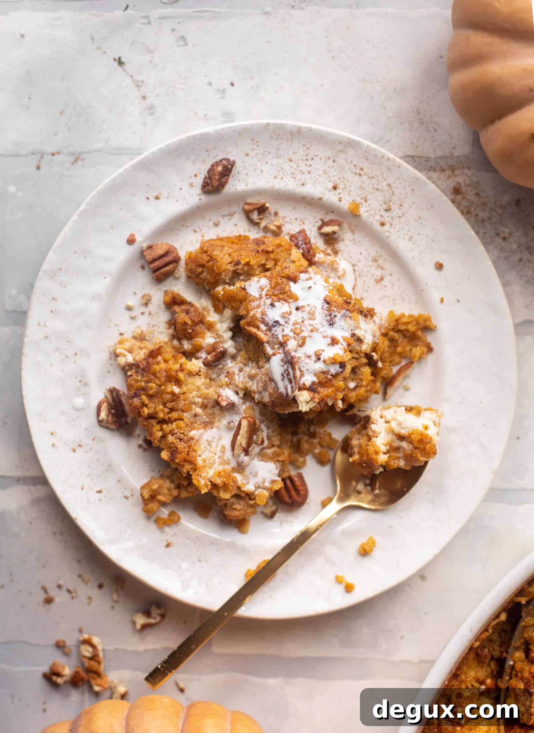 Pumpkin Cheesecake Baked Oatmeal Recipe for Fall Brunch 10 pumpkin cheesecake baked oatmeal