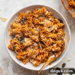 Pumpkin Vodka Pasta with Crispy Spicy Breadcrumbs 7 img 83293 7