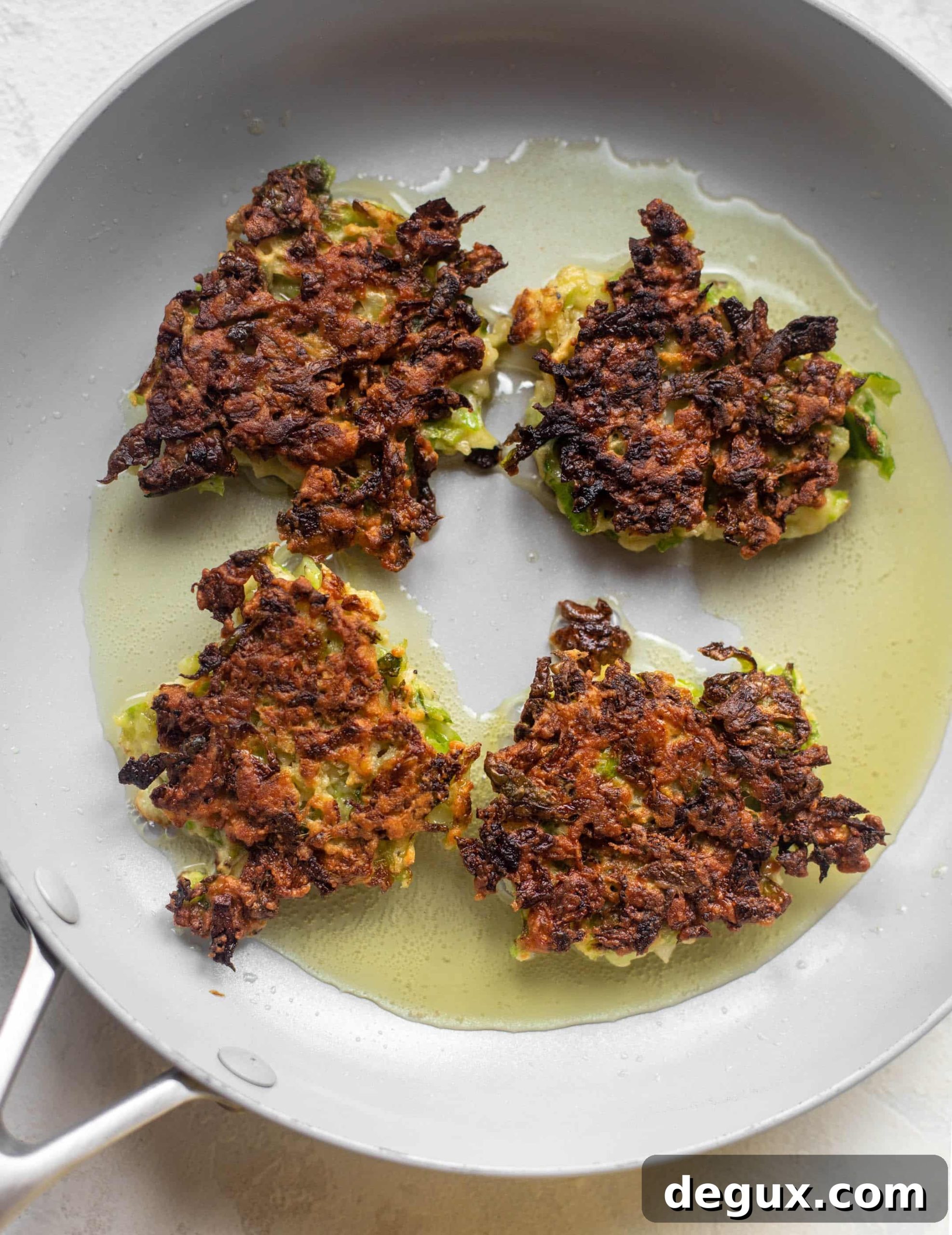 frying brussels fritters