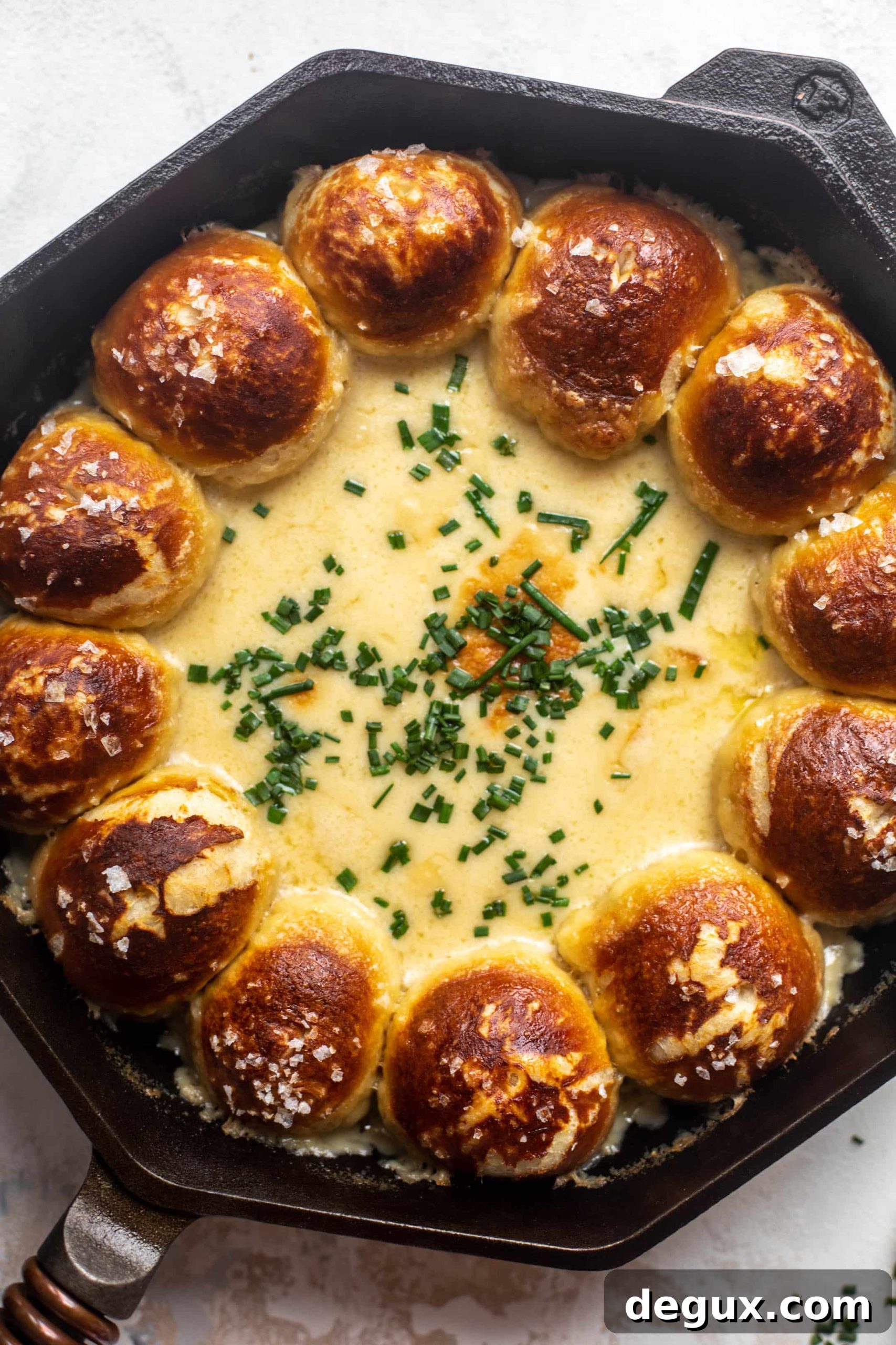 Pumpkin Beer Cheese Dip with Soft Pretzels Skillet 11 pumpkin beer cheese with soft pretzel rolls