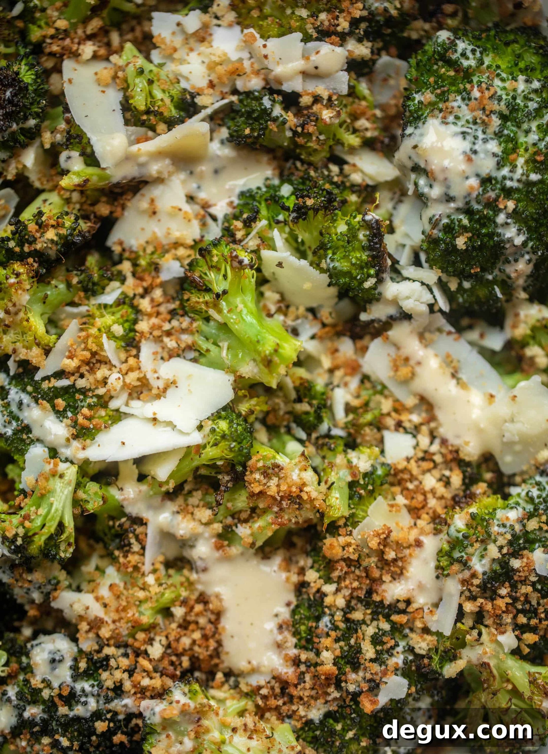 Roasted Broccoli Caesar Salad with Crispy Croutons 7 roasted broccoli caesar salad