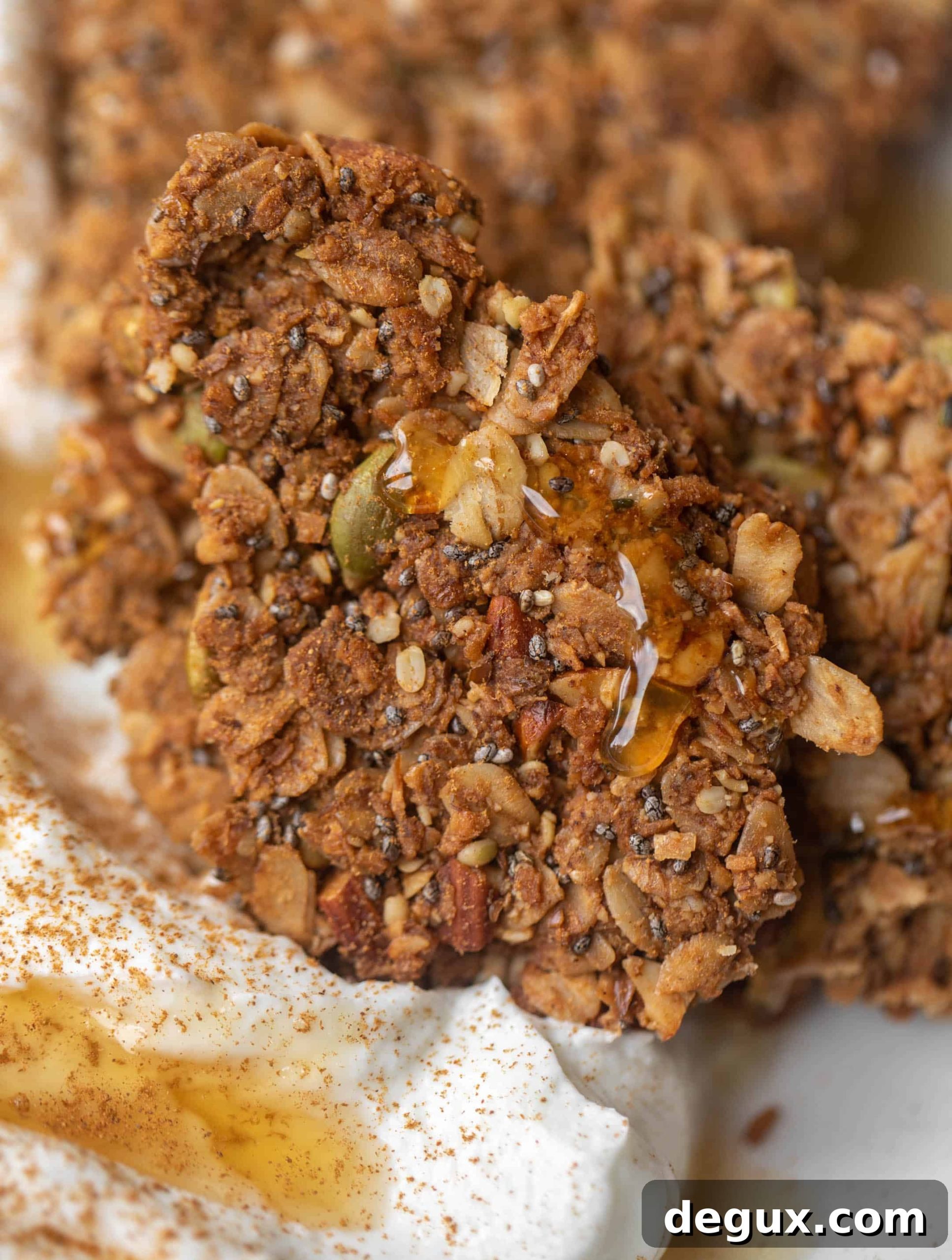 pumpkin granola bark