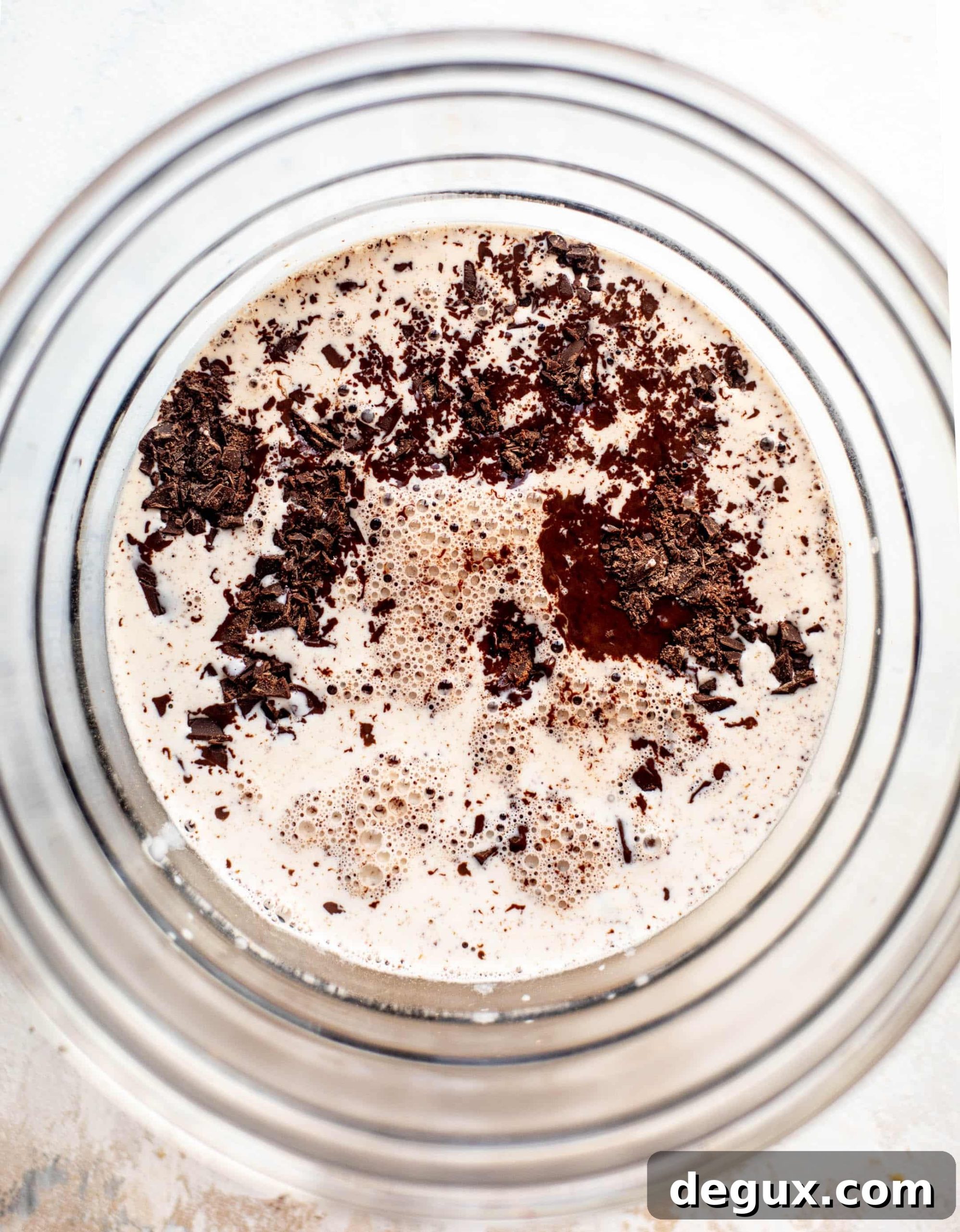 chocolate and heavy cream