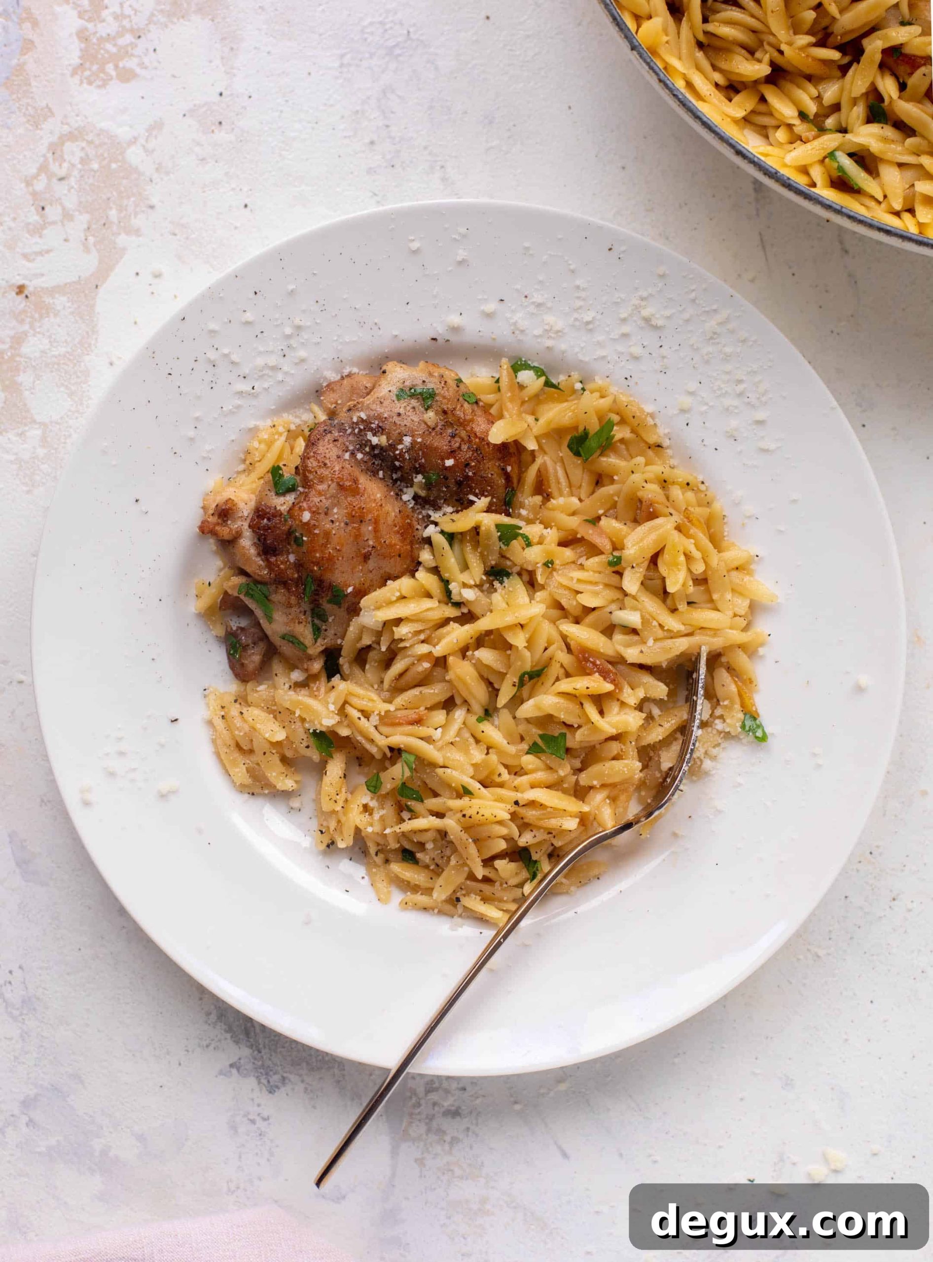 One-Pot Garlic Butter Chicken Orzo Recipe 10 one pot garlic butter chicken orzo